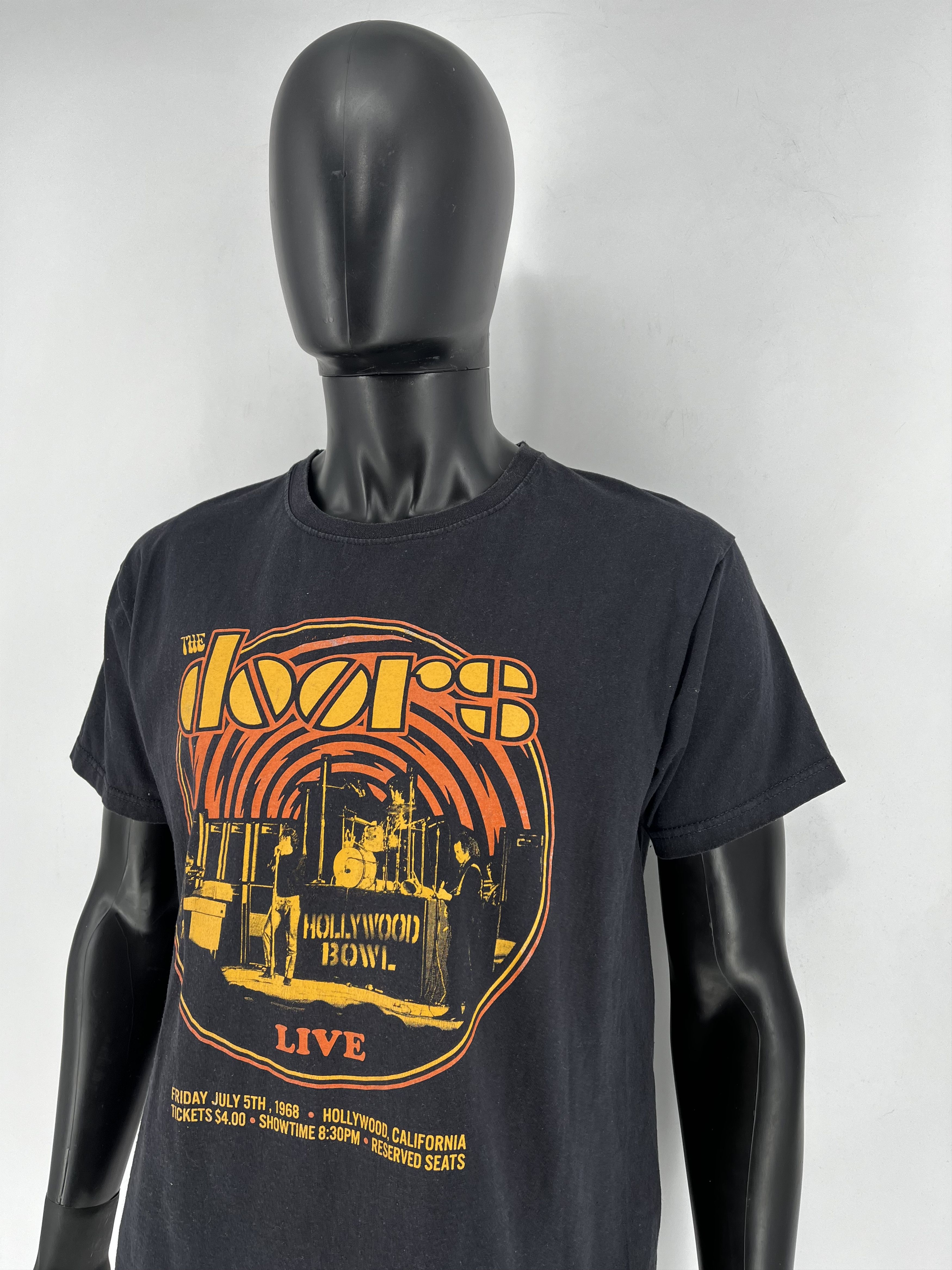 Band Tees × Vintage Vintage Y2k Jim Morrison The Doors Rare T-Shirt Band Tee Size US L / EU 52-54 / 3 - 8 Thumbnail