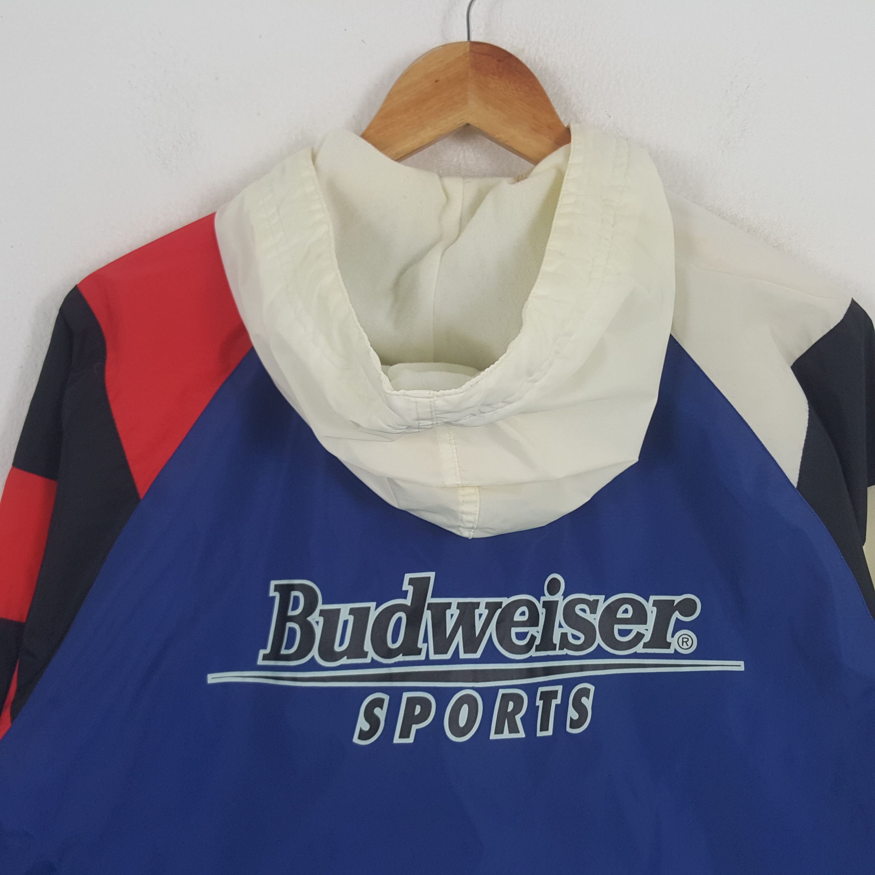 Budweiser × Vintage Vintage Budweiser Sportwear Racing Motorsports Hoodie Jacket Size US L / EU 52-54 / 3 - 2 Thumbnail