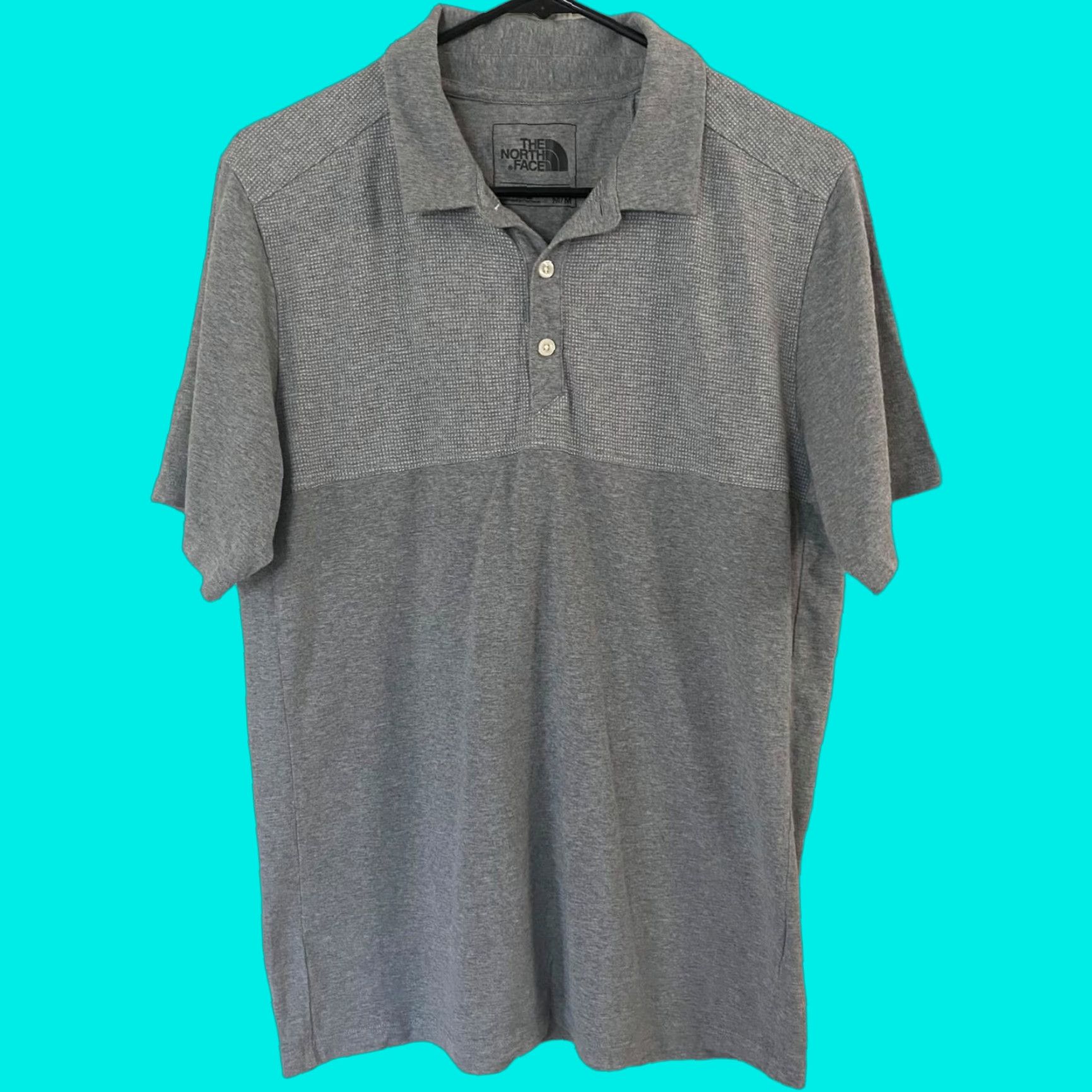 The North Face The North Face Polo Shirt Mens Medium Gray Short Sleeve Lightweight Outdoor Comfort Polo Shirt Size US M / EU 48-50 / 2 - 1 Thumbnail