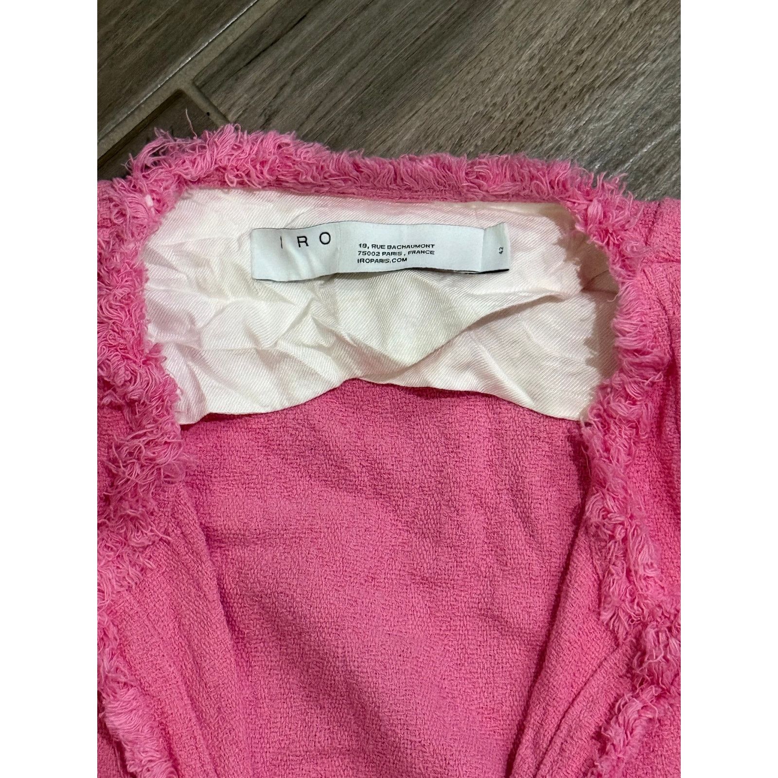 Iro IRO Hot Pink Designer Jacket Size 42 Size M / US 6-8 / IT 42-44 - 2 Thumbnail