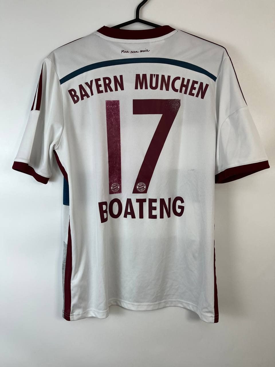 Adidas BAYERN MUNICH 2014 2015 AWAY SHIRT BOATENG #17 SIZE XS Size US XS / EU 42 / 0 - 7 Thumbnail