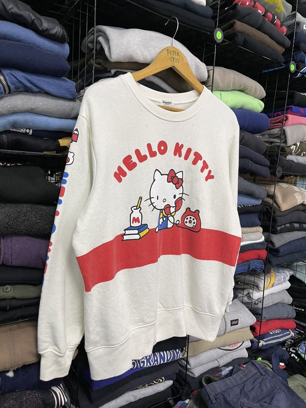 Cartoon Network × Vintage Vintage Hello Kitty Sweatshirt Size US S / EU 44-46 / 1 - 5 Thumbnail