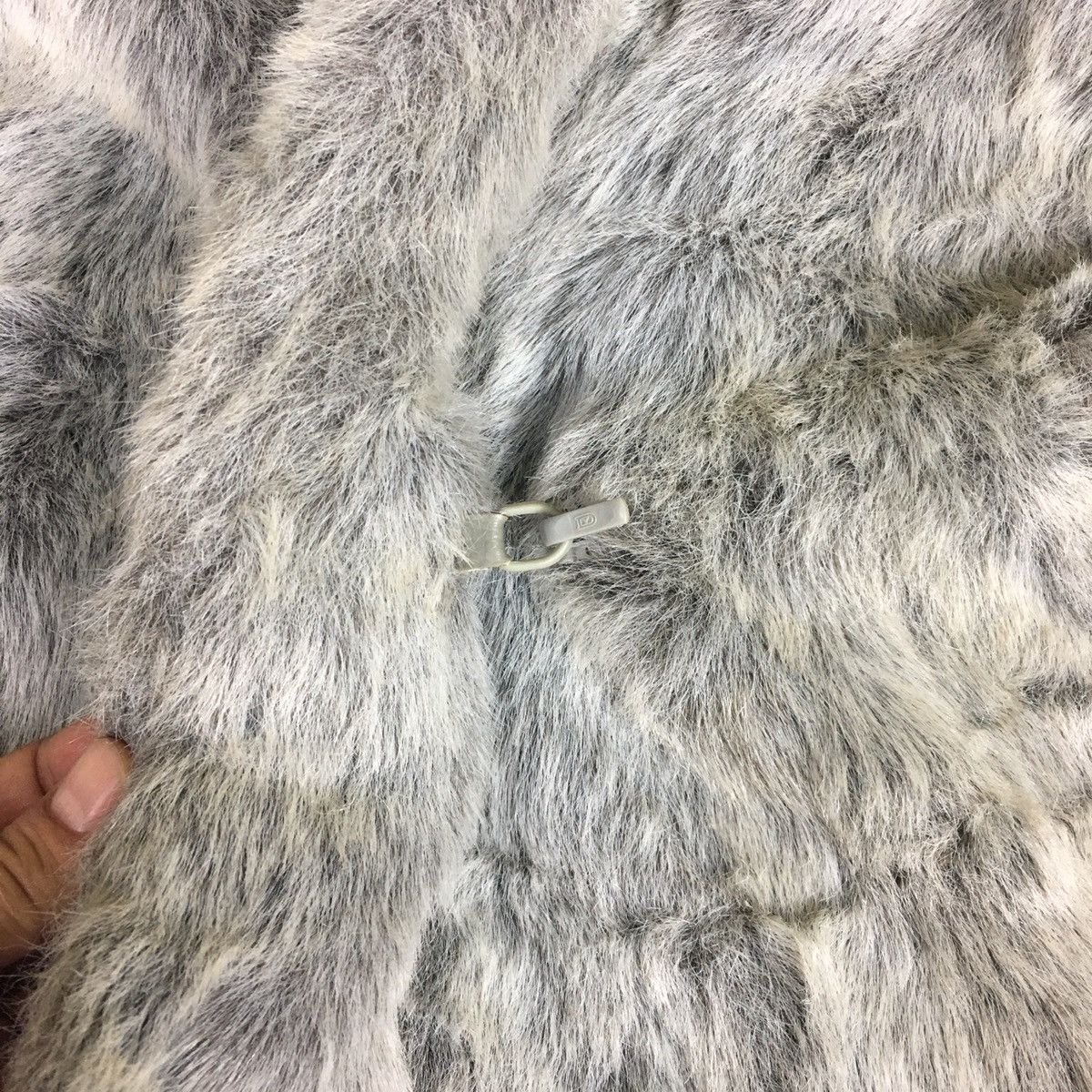 Japanese Brand Moda In Boa Acrylic Like Mink Fur Crop Hoodie Size M / US 6-8 / IT 42-44 - 6 Thumbnail