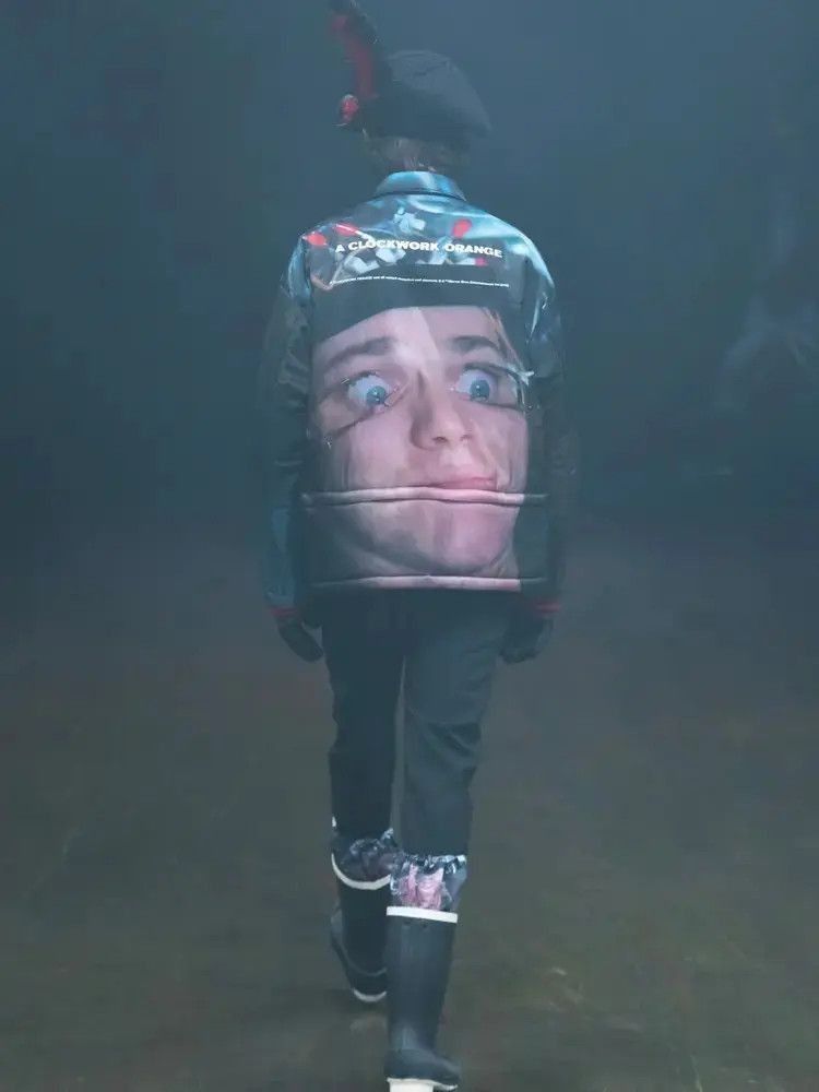 Undercover Undercover 19AW Clock Orange ALex Figure Print Jacket-2507 Size US L / EU 52-54 / 3 - 6 Thumbnail