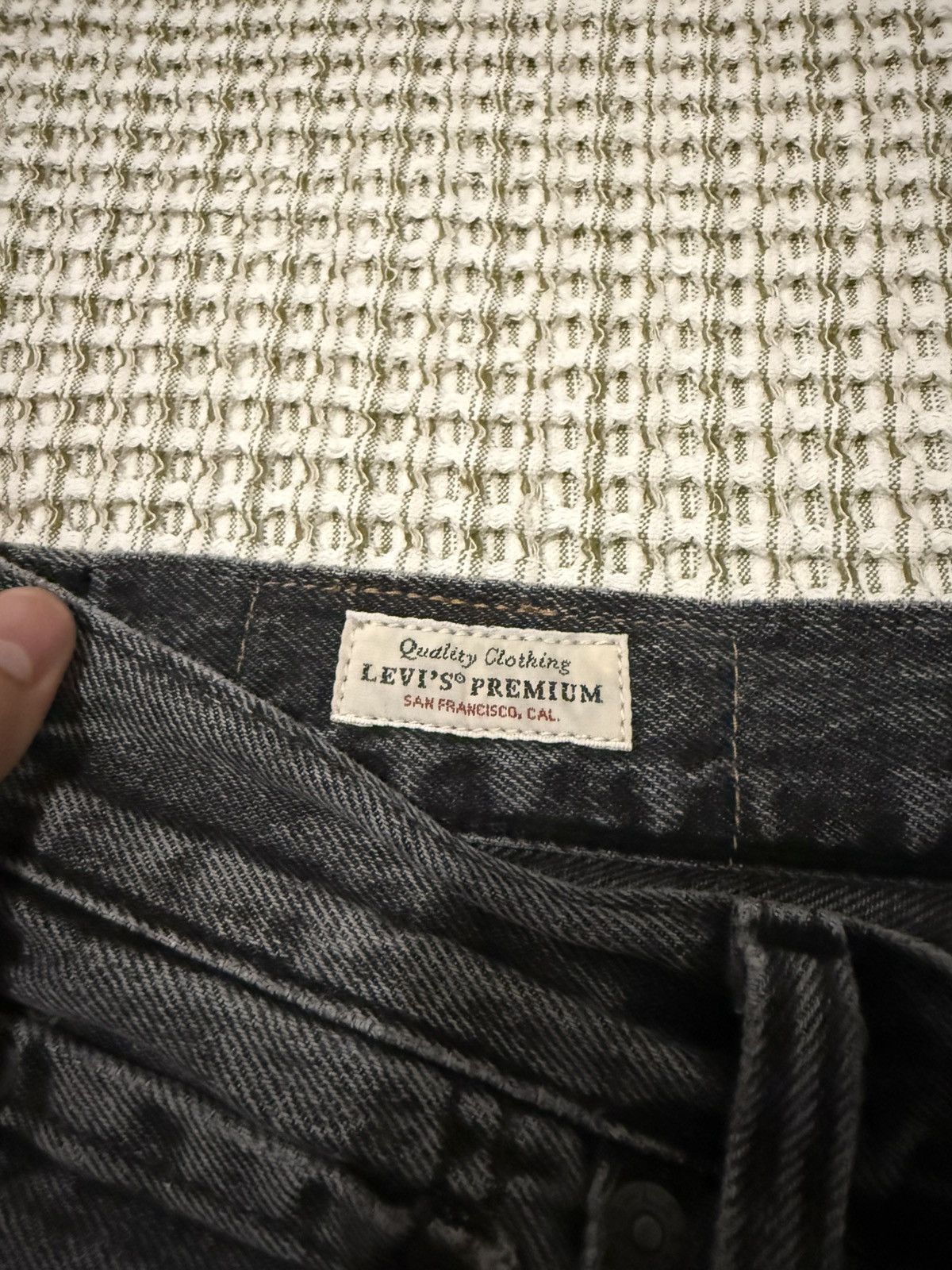 Levi's Levi’s 551 Z Premium Black Denim Jean Size US 30 / EU 46 - 4 Thumbnail