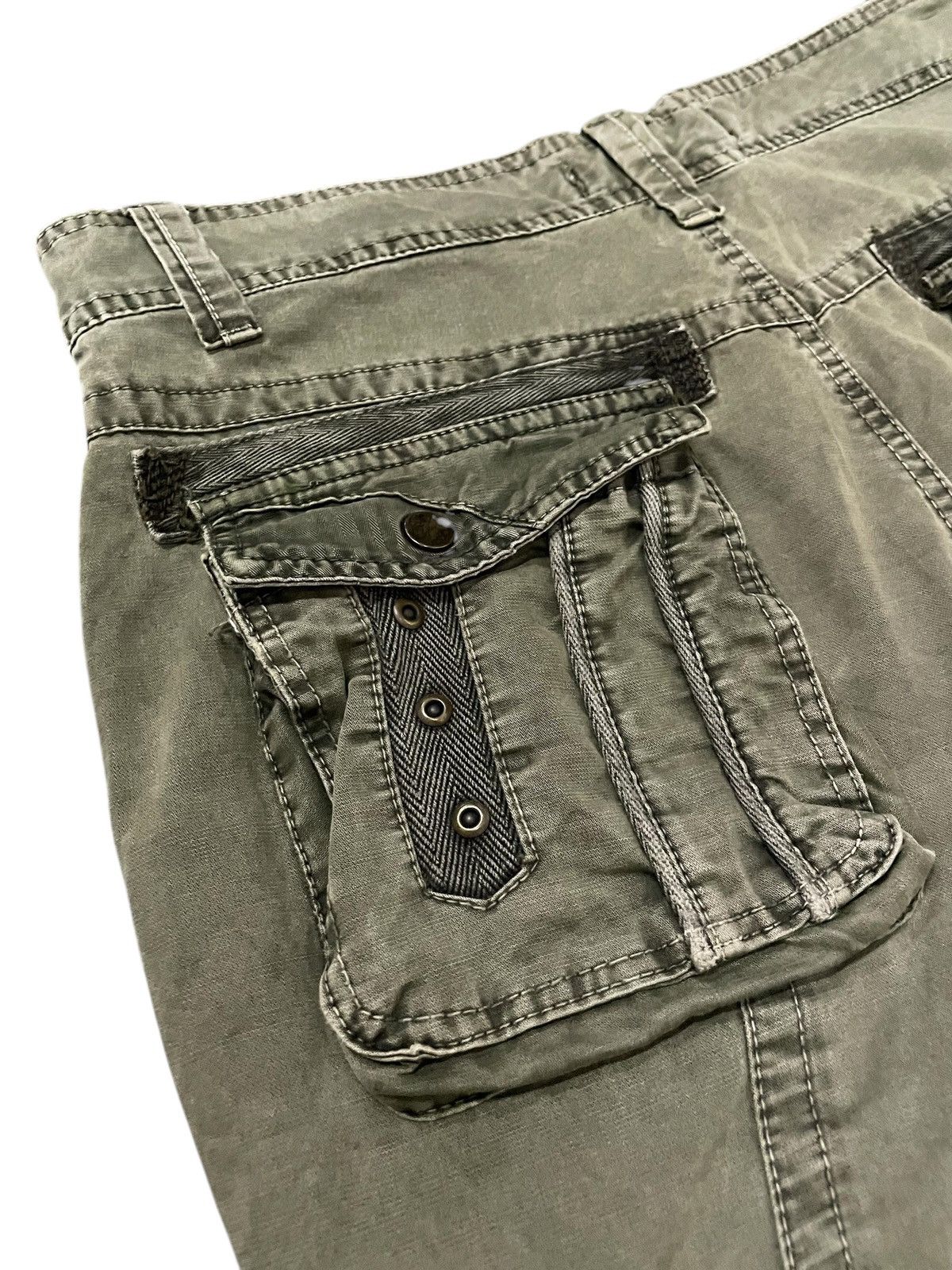 Le Grande Bleu (L.G.B.) × Tete Homme Bapai Japan Multi Pocket Bondage Baggy Cargo Pants Size US 34 / EU 50 - 23 Thumbnail