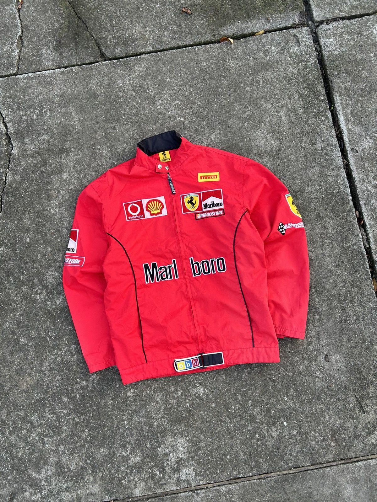 Marlboro Vintage Jacket Ferarri F1 Marlboro Racing Red Big Logo | Grailed