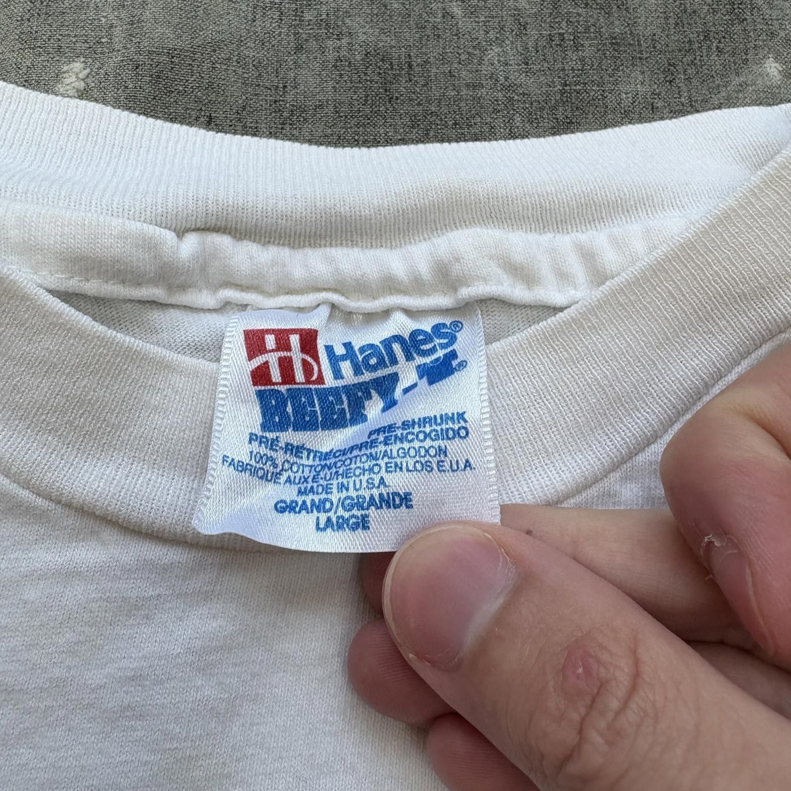 Hanes Vintage 90s Rare Arkansas Lady Razorbacks Basketball Shirt Size US L / EU 52-54 / 3 - 3 Thumbnail