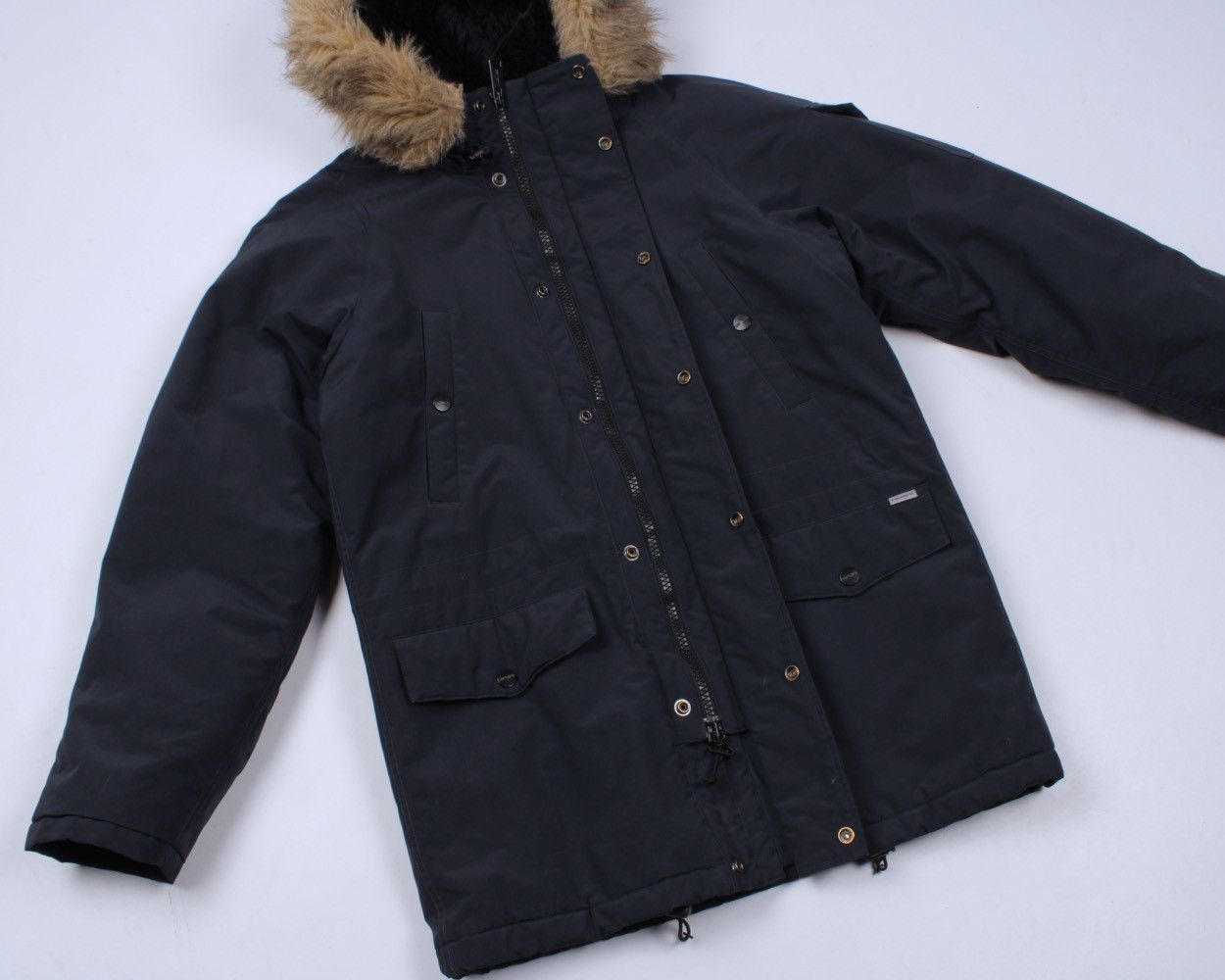 Carhartt × Carhartt Wip CARHARTT WIP Anchorage Parka Nylon Blue Fur Hooded Size US S / EU 44-46 / 1 - 3 Thumbnail