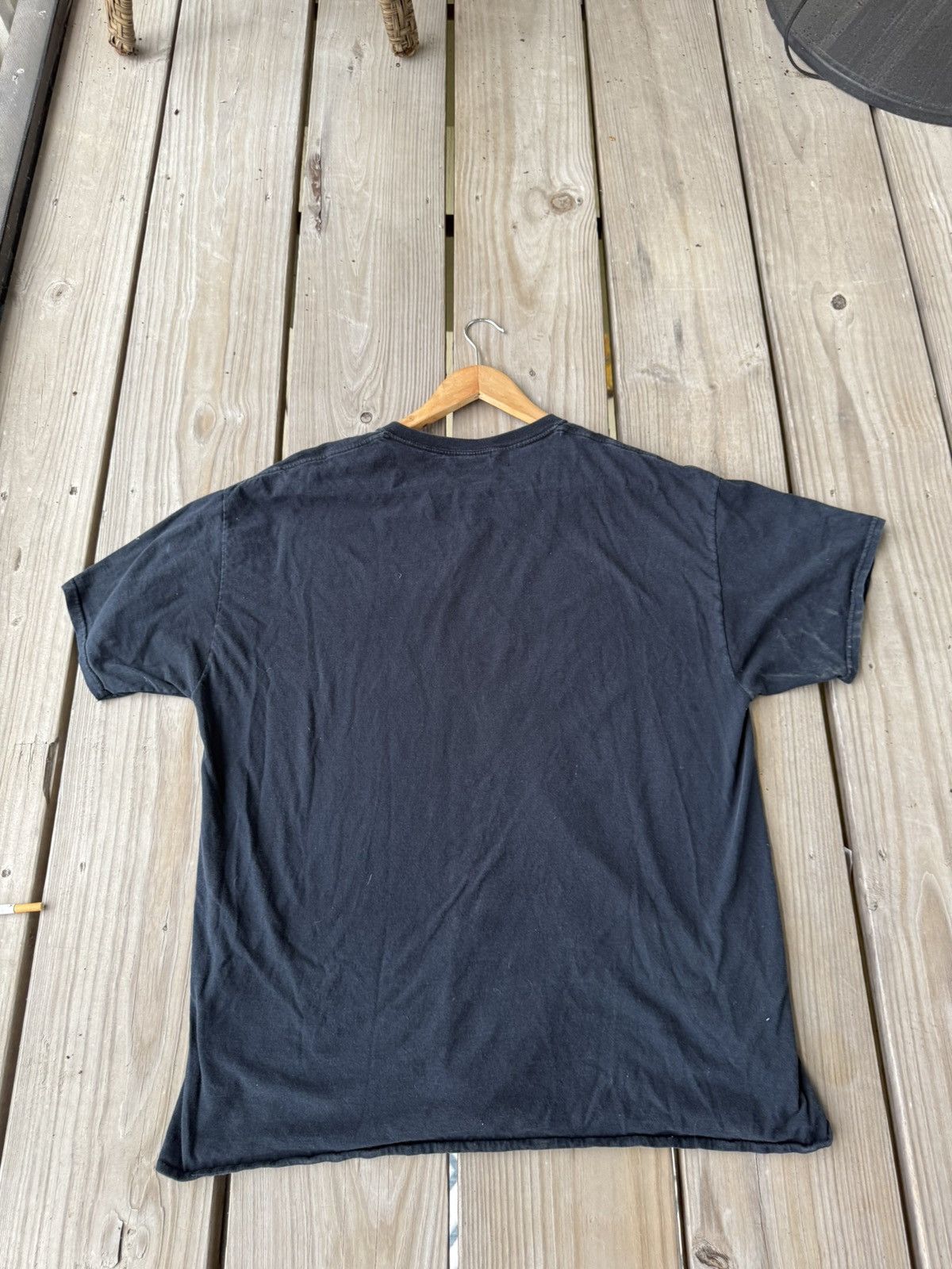 Fruit Of The Loom Vintage Skull & Flames Graphic Tee Size US XL / EU 56 / 4 - 2 Thumbnail