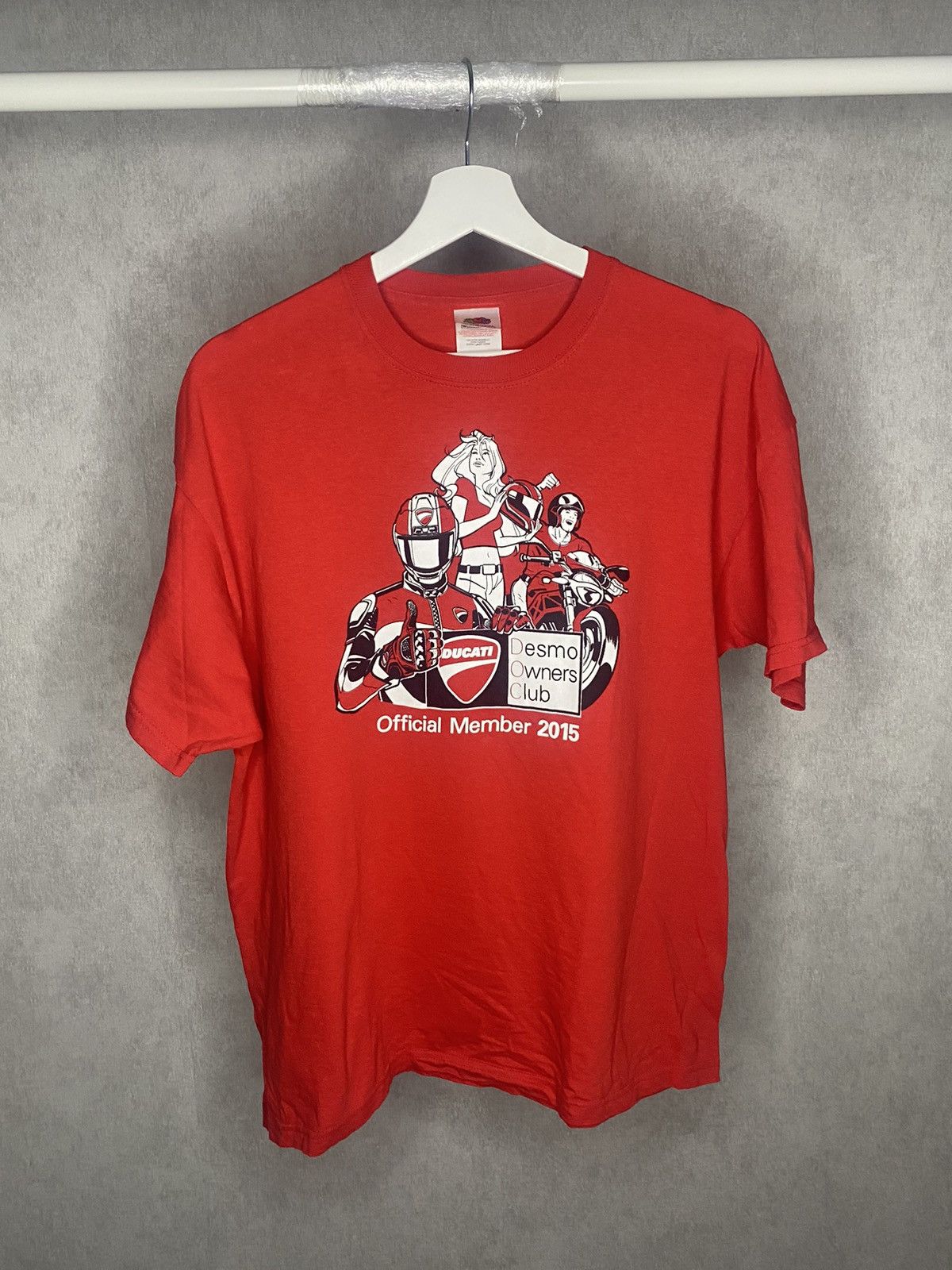 Ducati Ducati Desmo Owners Club Moto T Shirt Red Size L Size US L / EU 52-54 / 3 - 1 Thumbnail