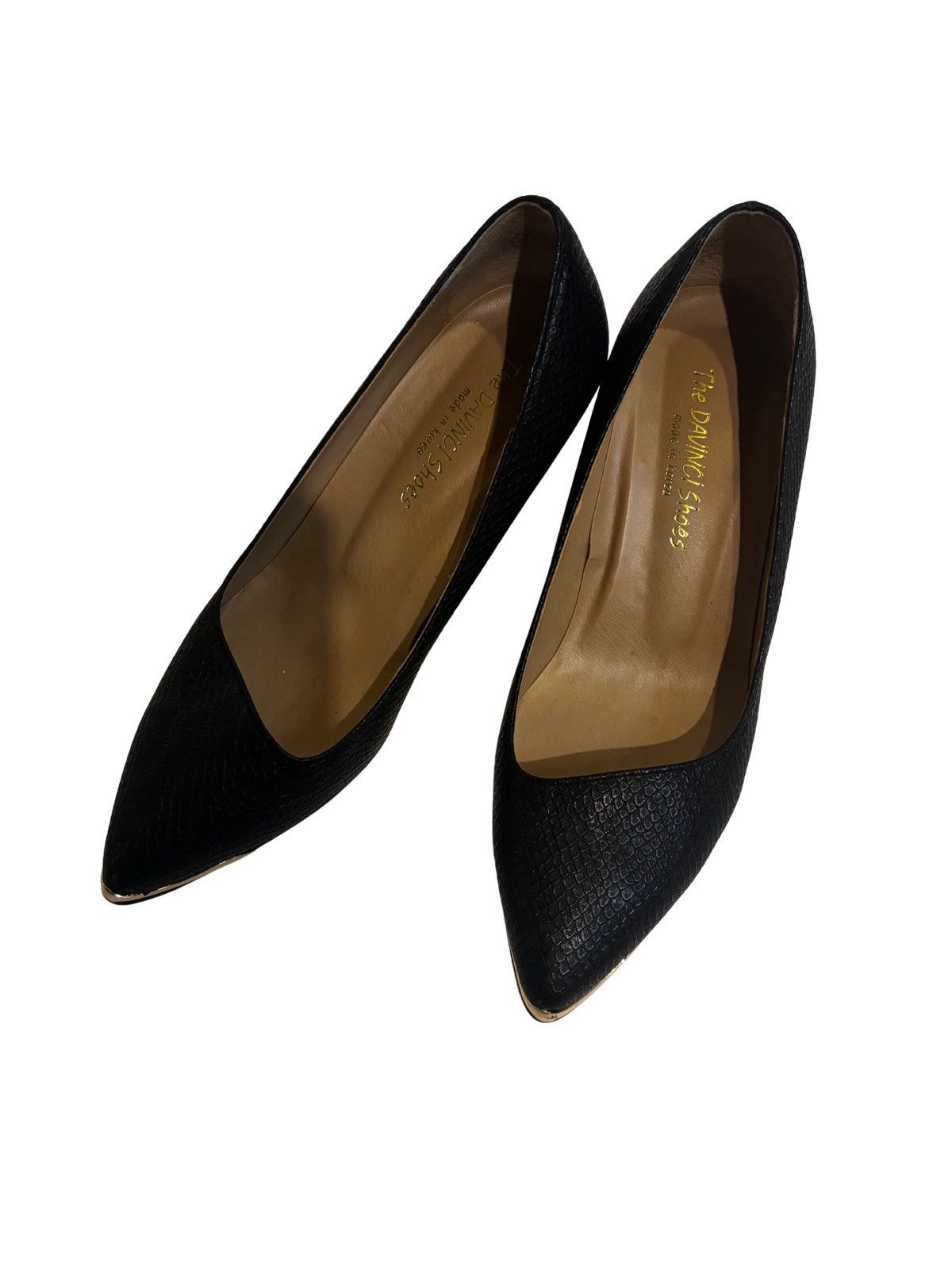 Other Black & gold accent Heels.wf5315 Size US 6.5 / IT 36.5 - 1 Thumbnail