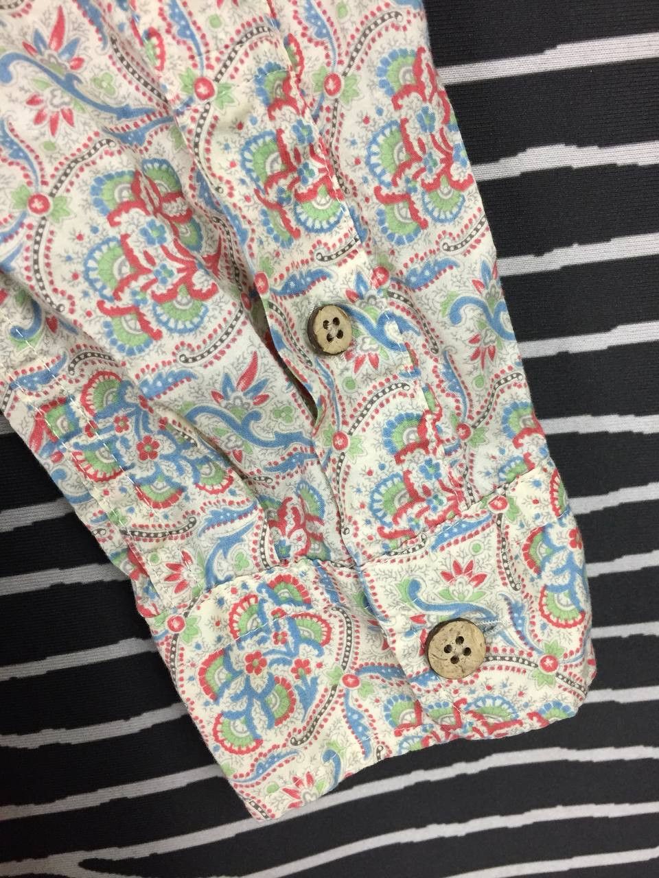 Takeo Kikuchi TK Takeo Kikuchi Japan Paisley Floral Button Up Shirt Size 3 Size US M / EU 48-50 / 2 - 7 Thumbnail