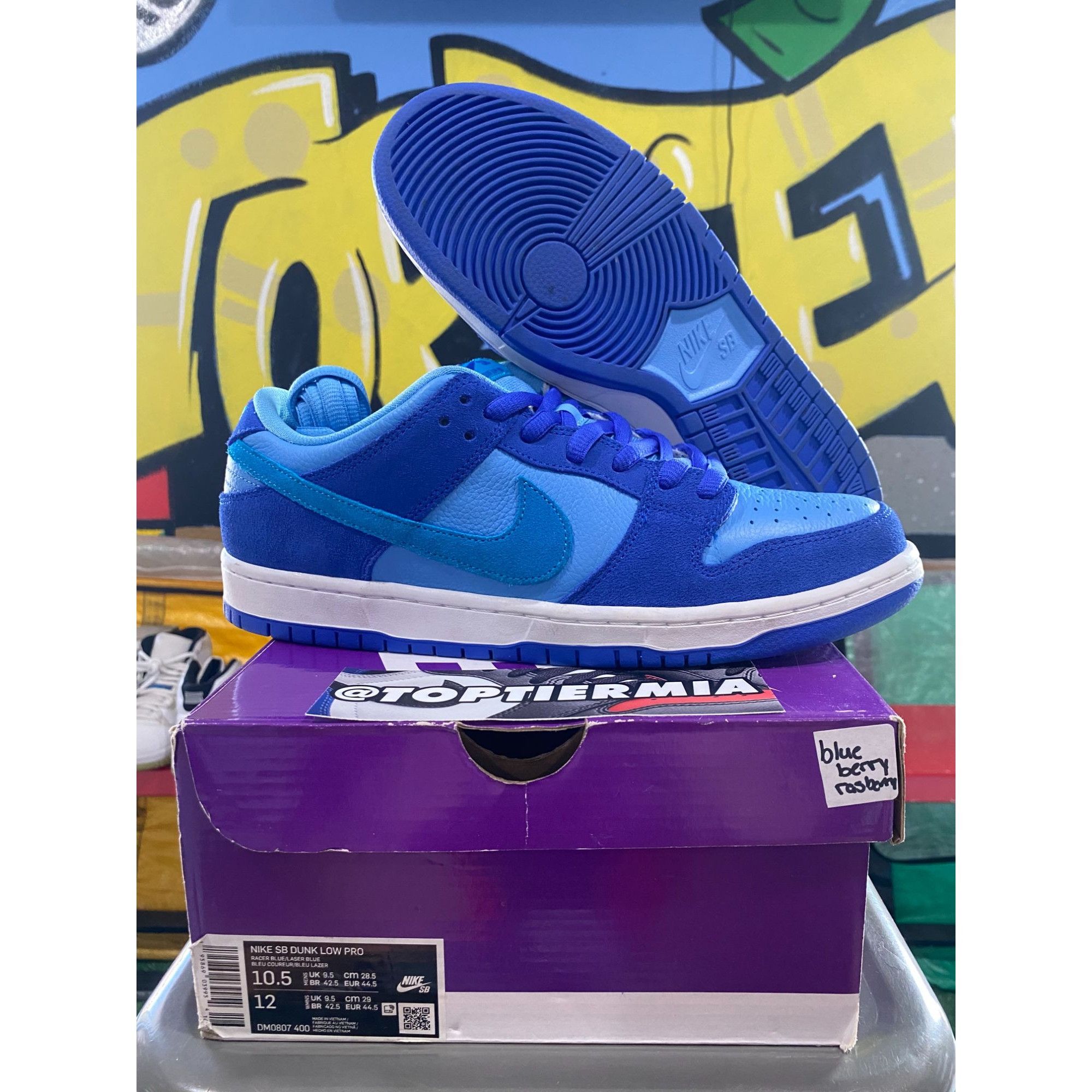 Nike nike sb dunk low blue raspberry 2022 sz 10.5 | Grailed 