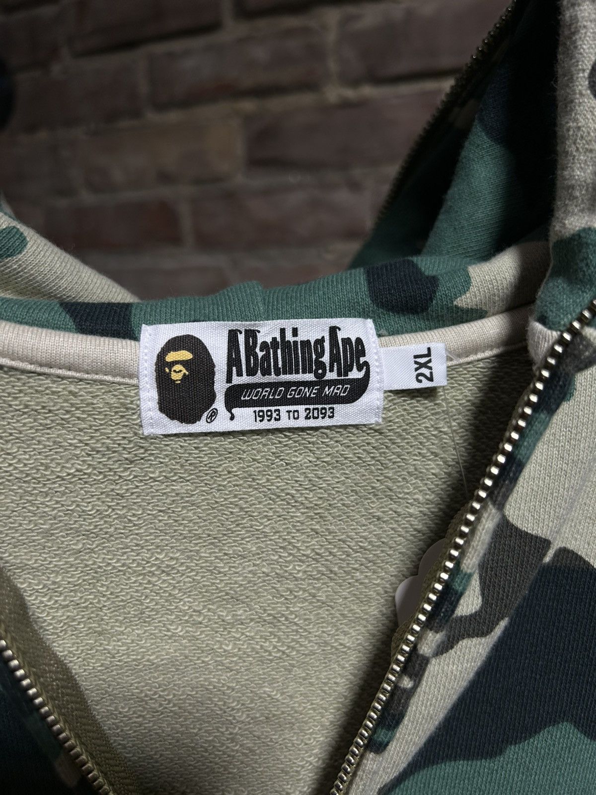 Bape BAPE Woodland Camo Full Zip-Up Size US XXL / EU 58 / 5 - 3 Thumbnail