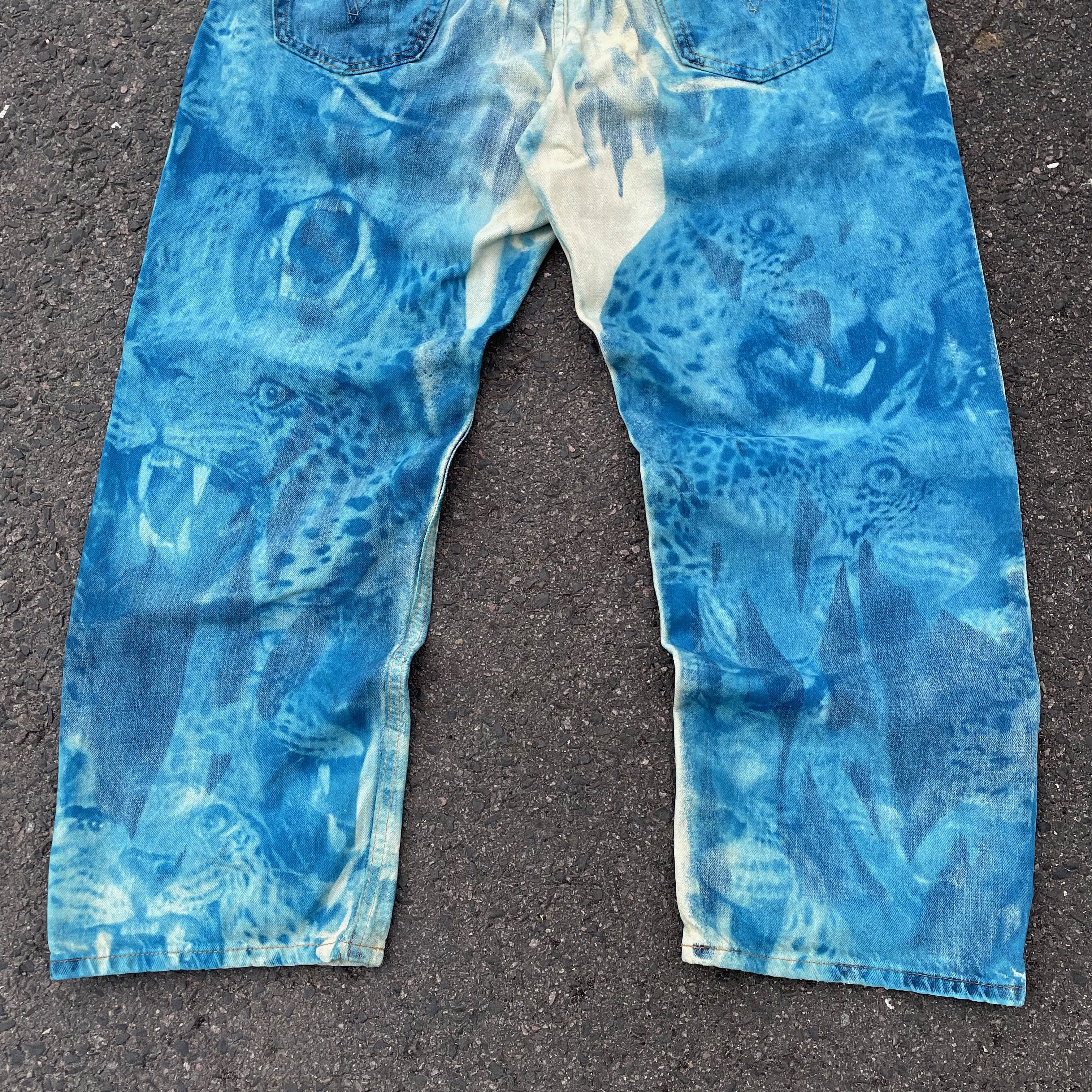 Levi's Custom Levi’s Jeans Japanese style Denim Opium Y2K Pants Size US 36 / EU 52 - 6 Thumbnail