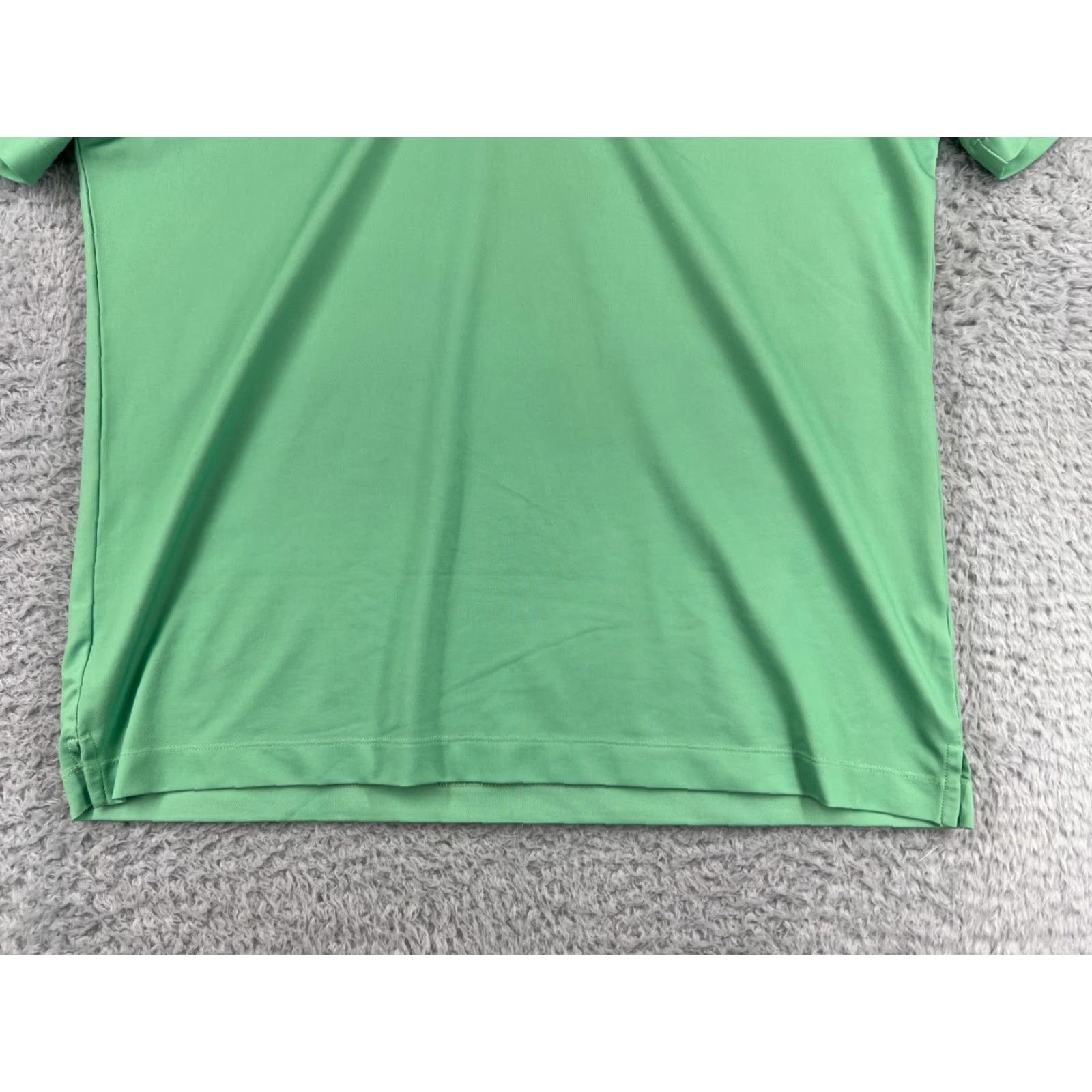 Vintage 2nd Guy Golf Polo Shirt Mens L Green White Striped Polo Adult Regular 100% Polyester Golf Theme) Size US L / EU 52-54 / 3 - 5 Thumbnail