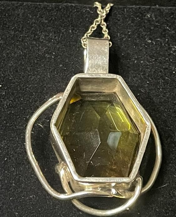 Designer Citrine Pendant Size ONE SIZE - 3 Thumbnail