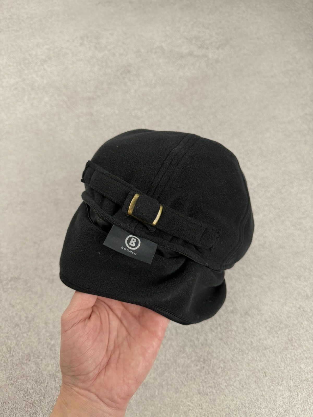 Bogner Vintage Bogner Fleece Cap Black Size ONE SIZE - 10 Thumbnail