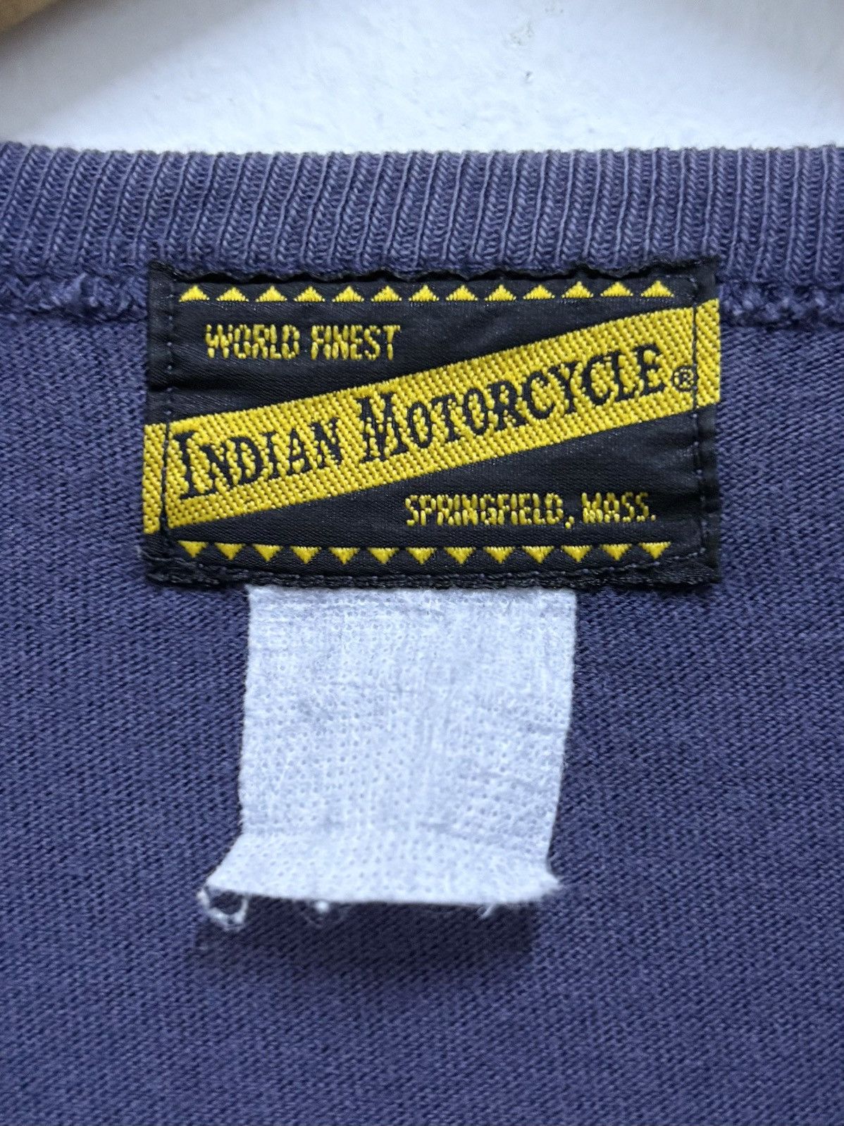 Indian Motorcycle Vintage 90's Indian Motorcycle - Americana Distress T-Shirt Size US M / EU 48-50 / 2 - 10 Thumbnail
