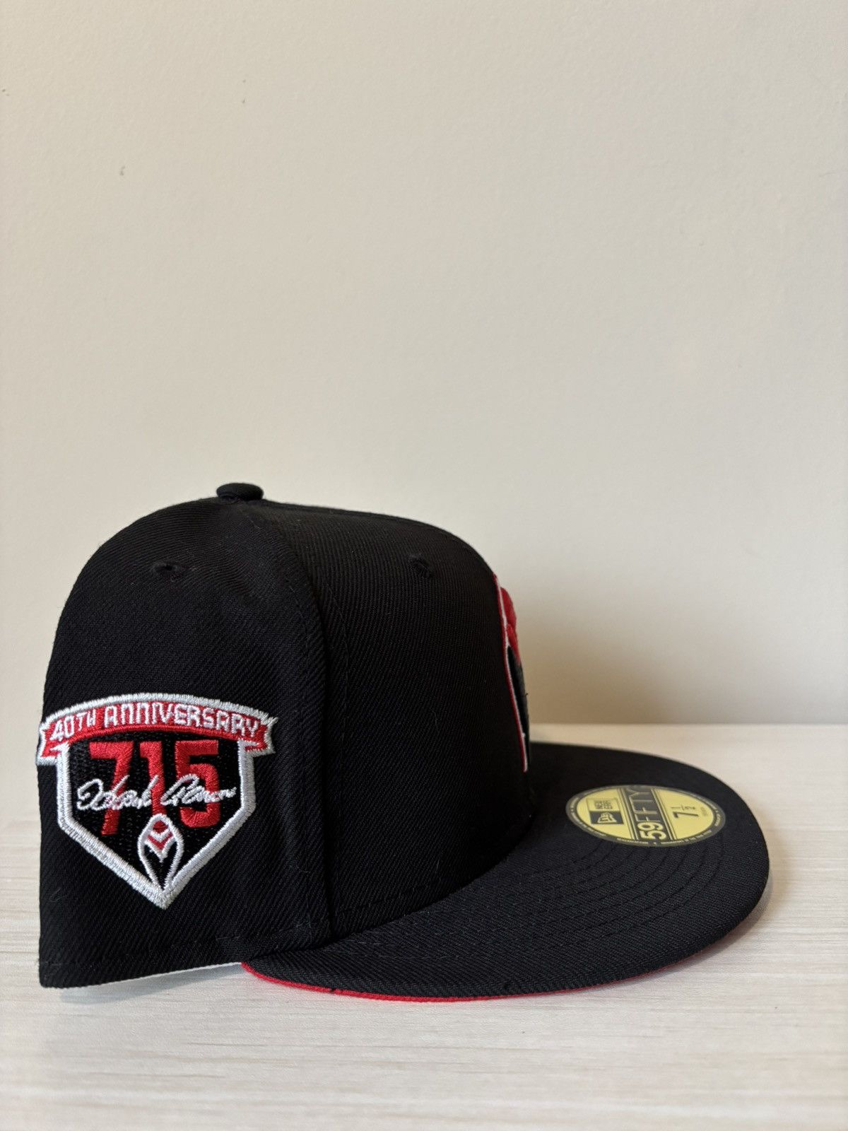 Lids Atlanta Braves Hank Aaron Fitted Size 7 1/2 Lids Size ONE SIZE - 2 Thumbnail