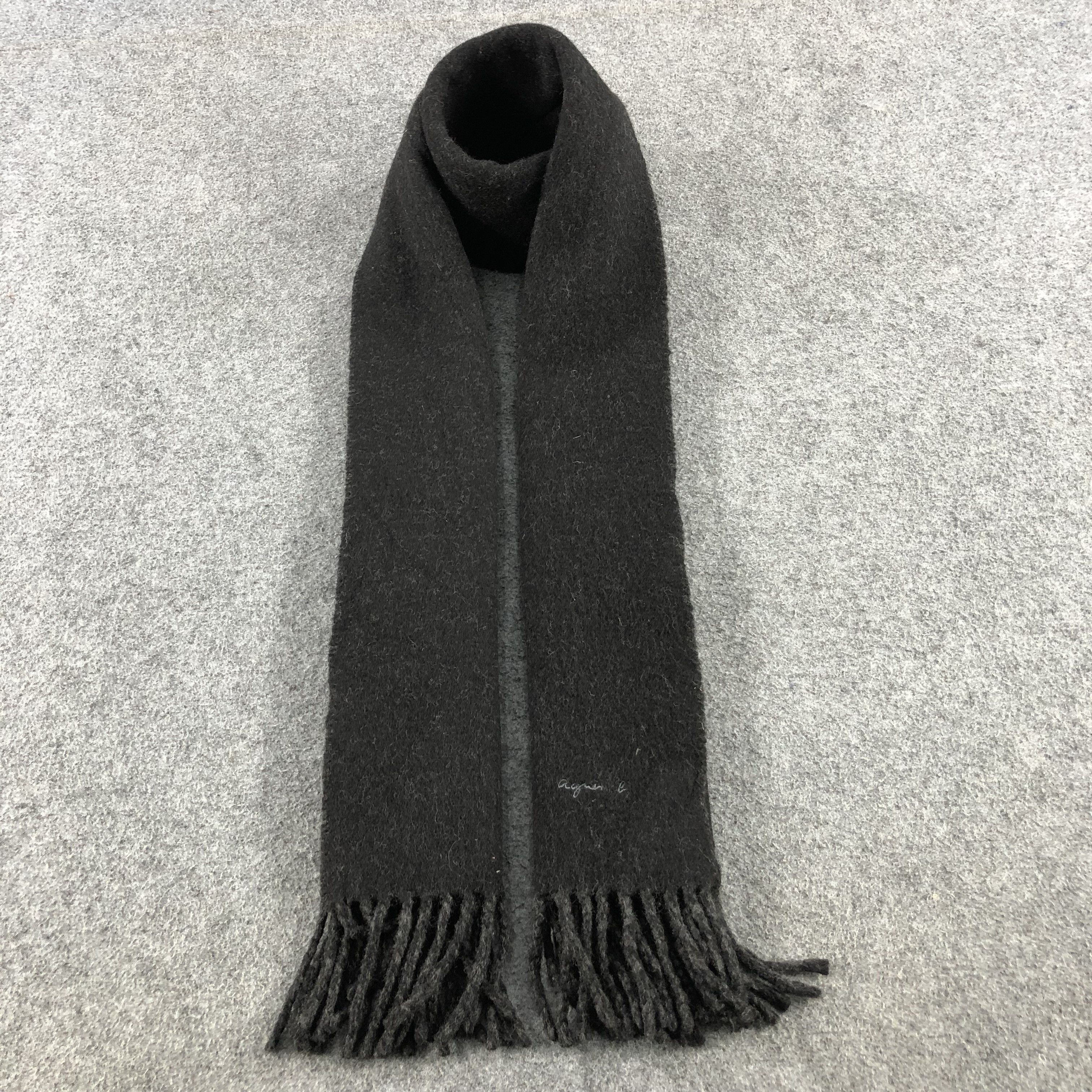 agnes b. Agnes B. Plain Wool Scarf Muffler V720 Size ONE SIZE - 1 Thumbnail
