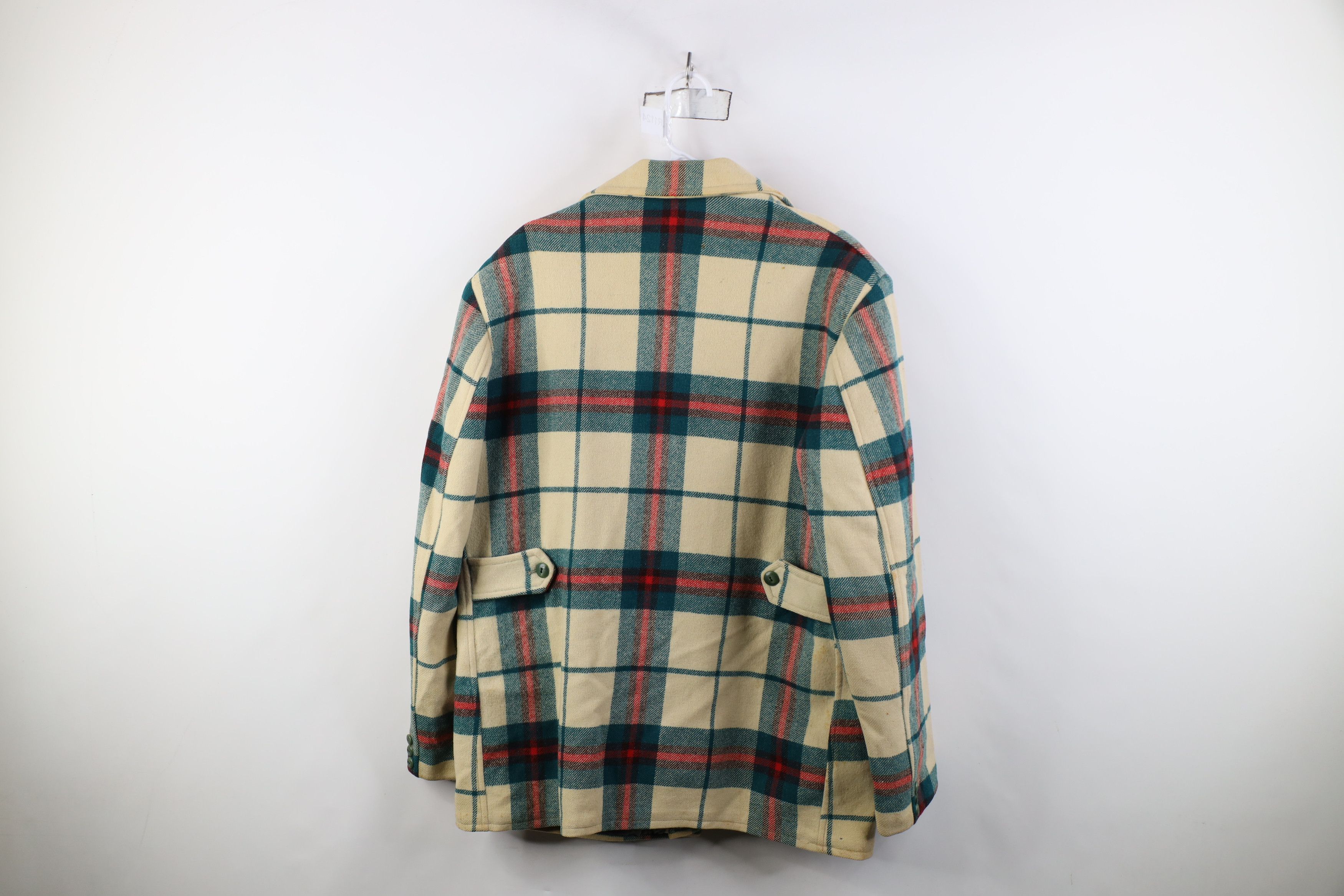 Pendleton Vintage 60s 70s Pendleton Mackinaw Wool Jacket Plaid USA Size US L / EU 52-54 / 3 - 12 Thumbnail