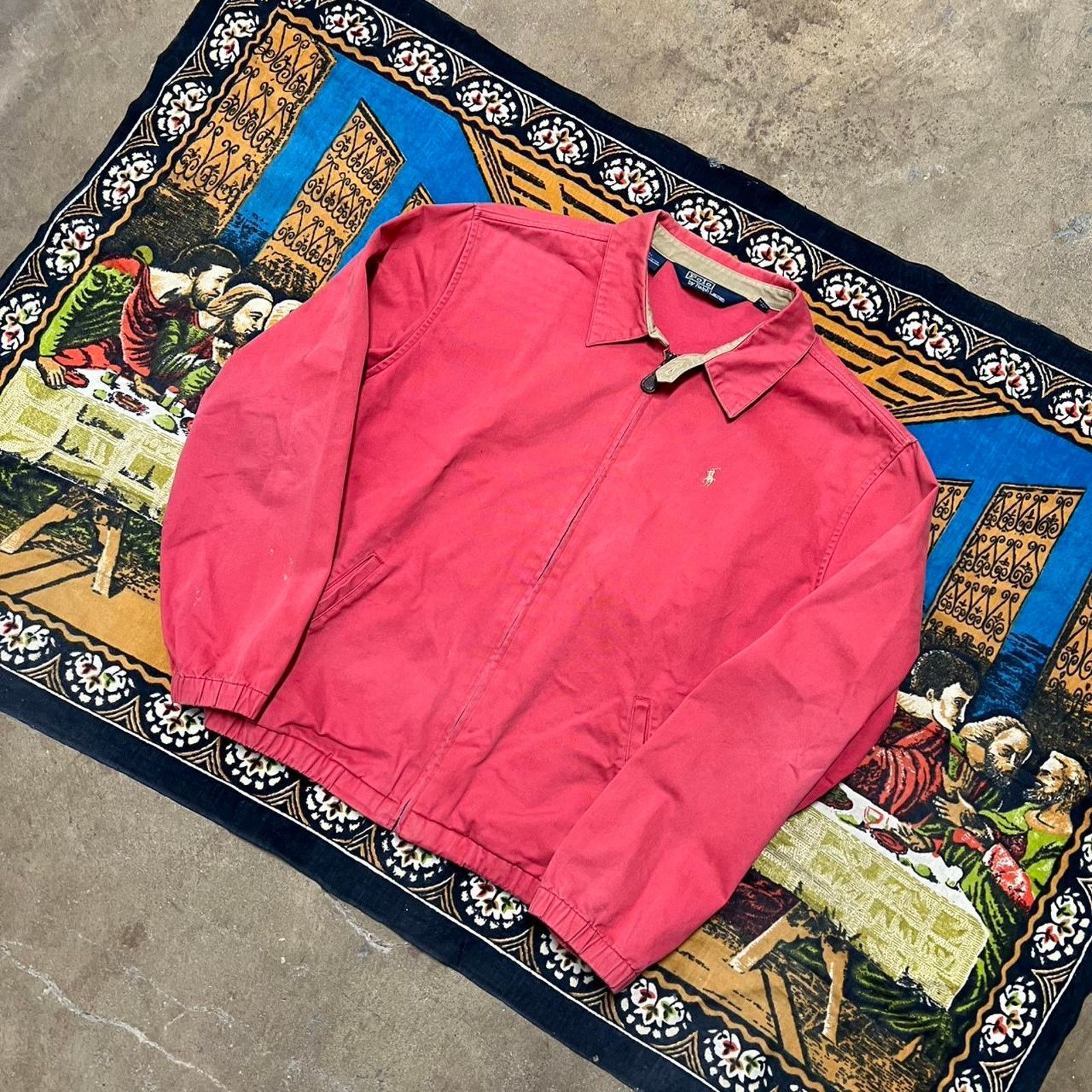 Polo Ralph Lauren Vintage Polo Ralph Lauren jacket size large clay pink cream Size US L / EU 52-54 / 3 - 2 Thumbnail