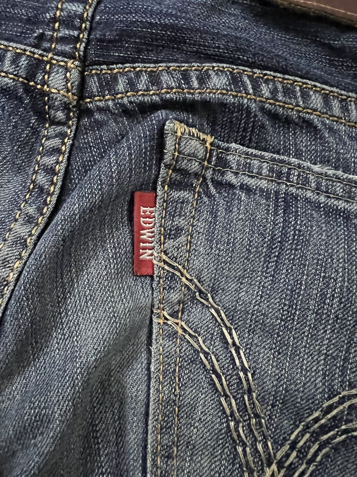 Edwin × If Six Was Nine 💥Baggy💥EDWIN EXCLUSIVE VINTAGE DISTRESSED JEANS Size US 30 / EU 46 - 12 Thumbnail