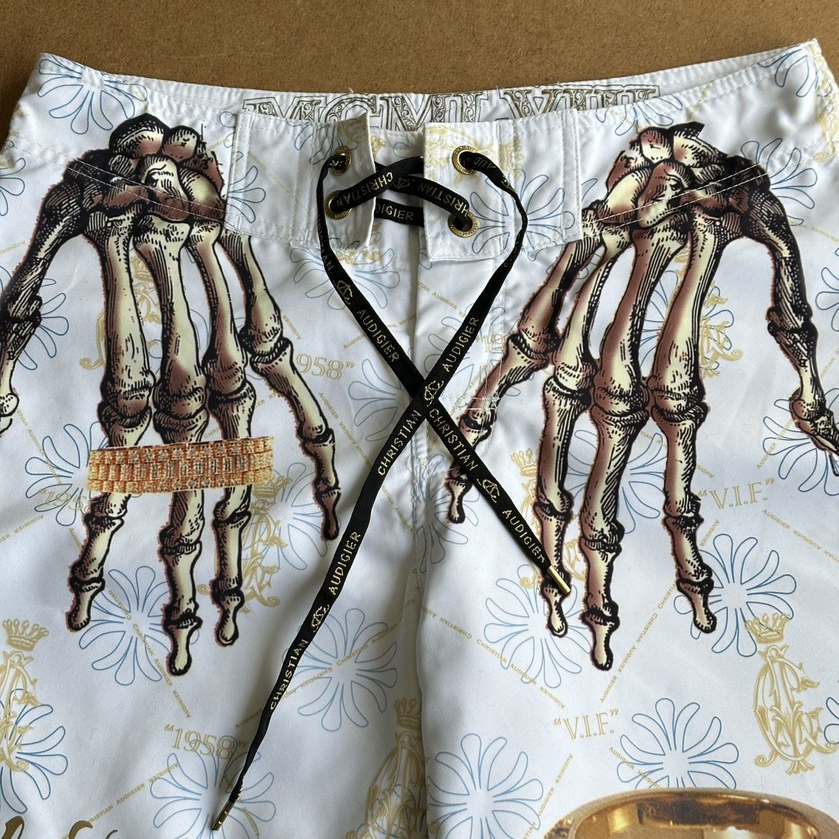Christian Audigier Vintage y2k Ed Hardy by Christian Audigier Shorts Size US 31 - 3 Thumbnail