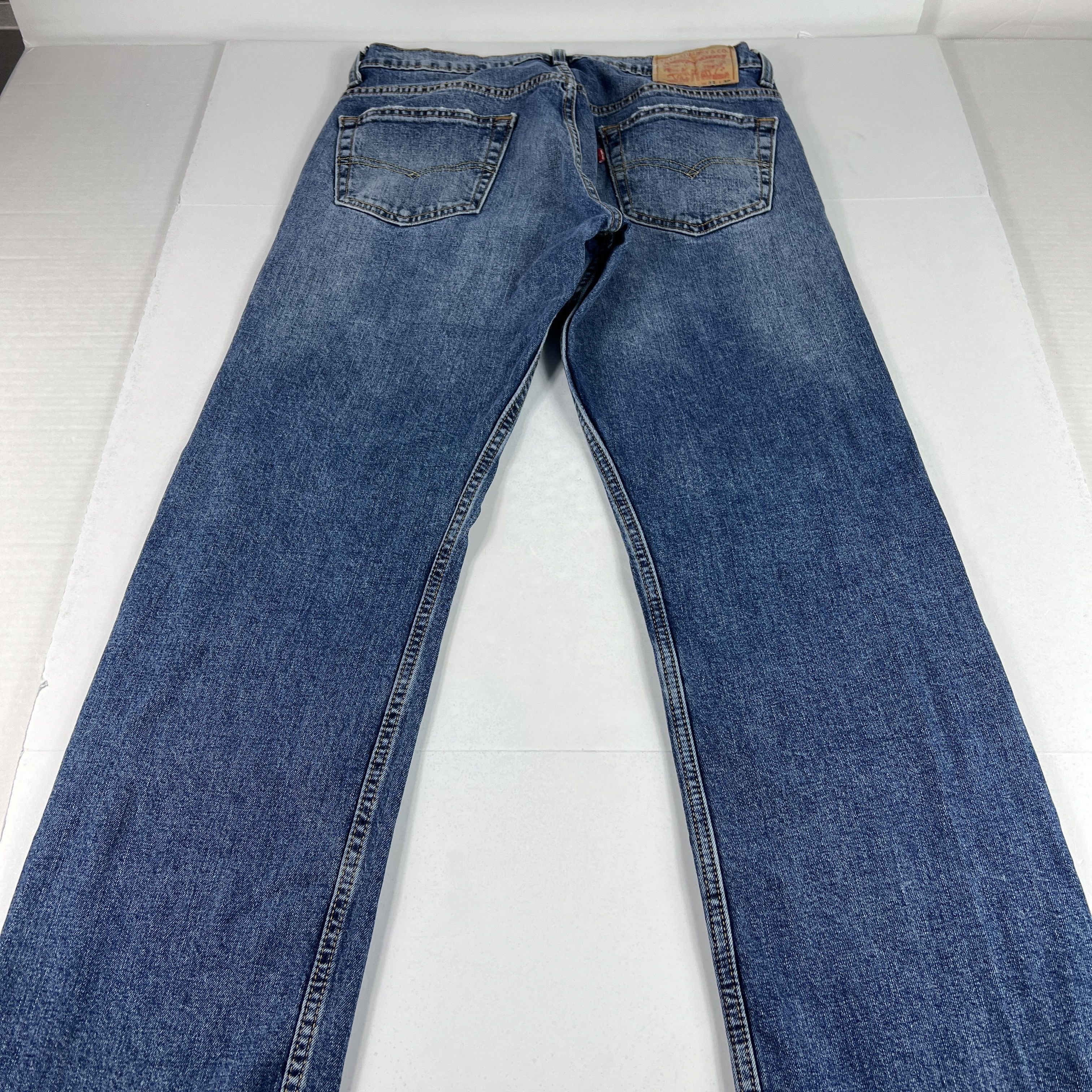 Levi's Levi's Jeans 505 Straight Leg Blue Faded Stretch Denim Size US 32 / EU 48 - 13 Thumbnail
