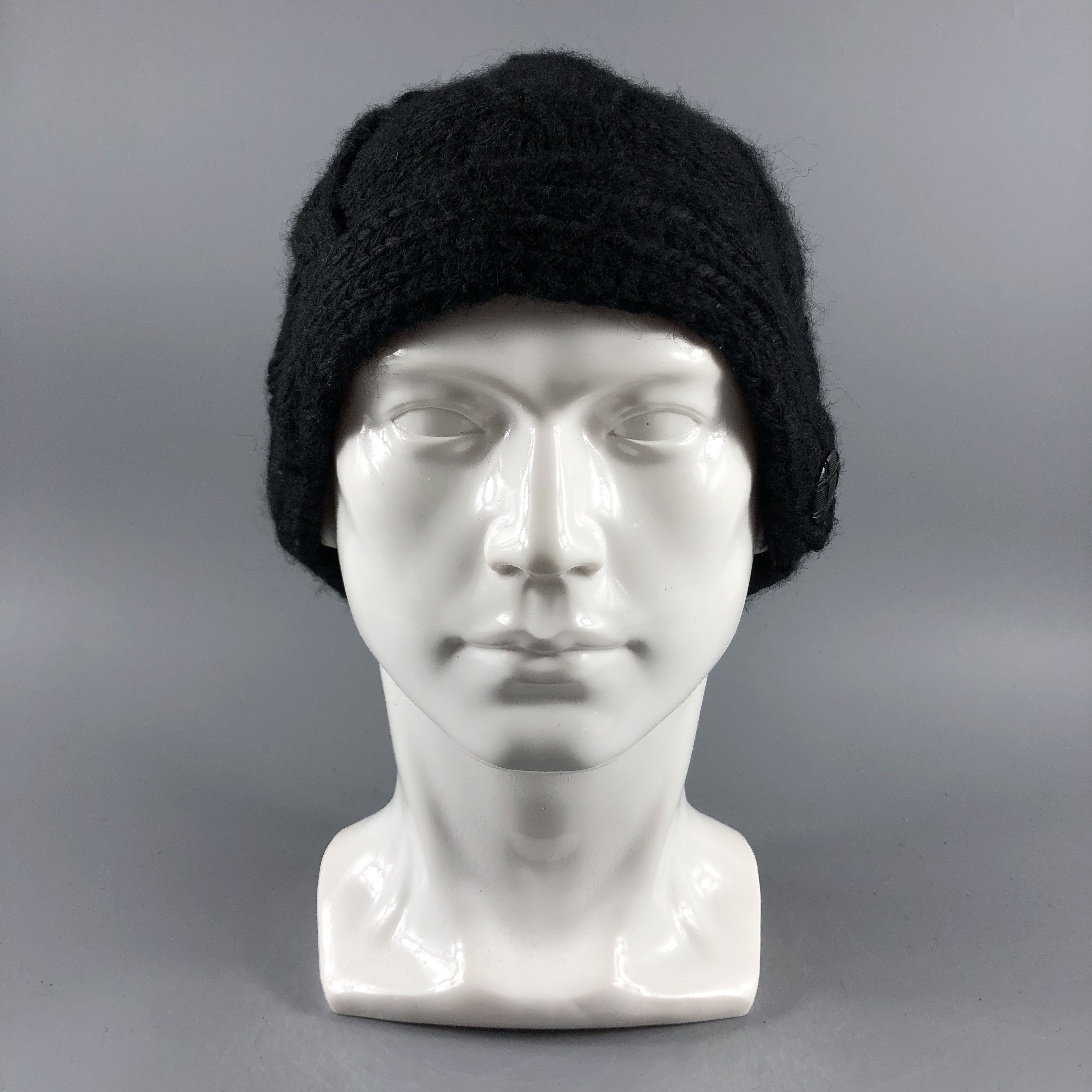 Japanese Brand × Vintage Womens Unknown Cable Knit Beanie Snow Hat Snow Cap -D581 Size ONE SIZE - 5 Thumbnail