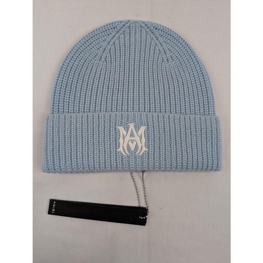 Amiri o1rshd1 Q:9 / MA Beanie Hat / Cap in Air Blue Size ONE SIZE - 2 Thumbnail