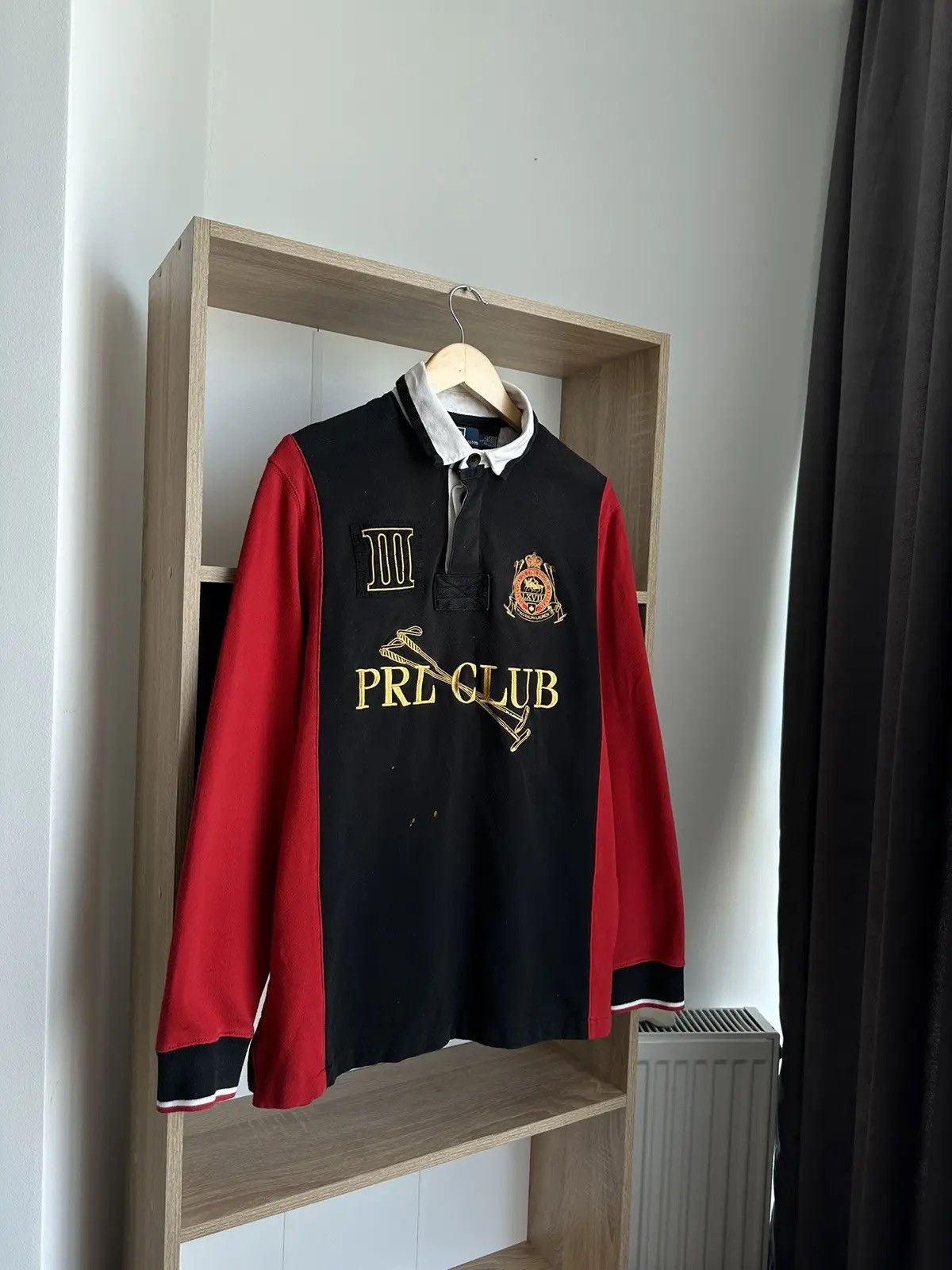 Polo Ralph Lauren × Vintage Vintage Polo Ralph Lauren Rugby PRL CLUB Sweatshirt Size US L / EU 52-54 / 3 - 3 Thumbnail