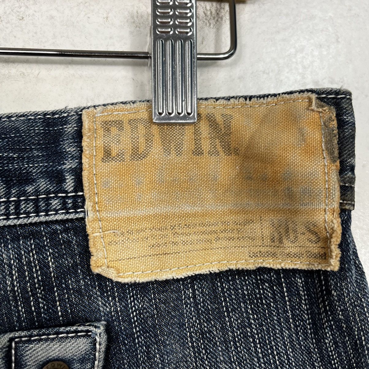 Japanese Brand Vintage Edwin Lot 405 Distressed Denim Jeans Size 32" / US 10 / IT 46 - 19 Thumbnail