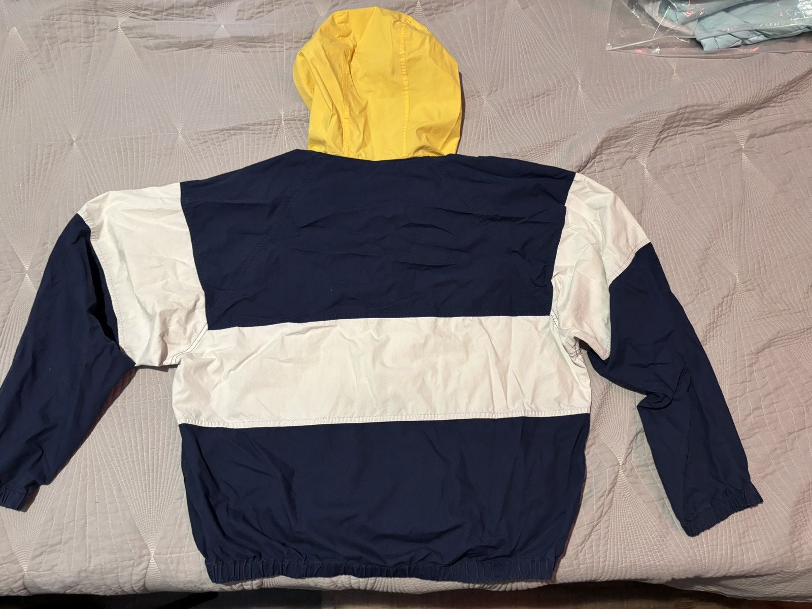 Polo Ralph Lauren × Ralph Lauren Vintage 90s tri-tone Hooded Wind Breaker from Polo Sport Size US M / EU 48-50 / 2 - 2 Thumbnail
