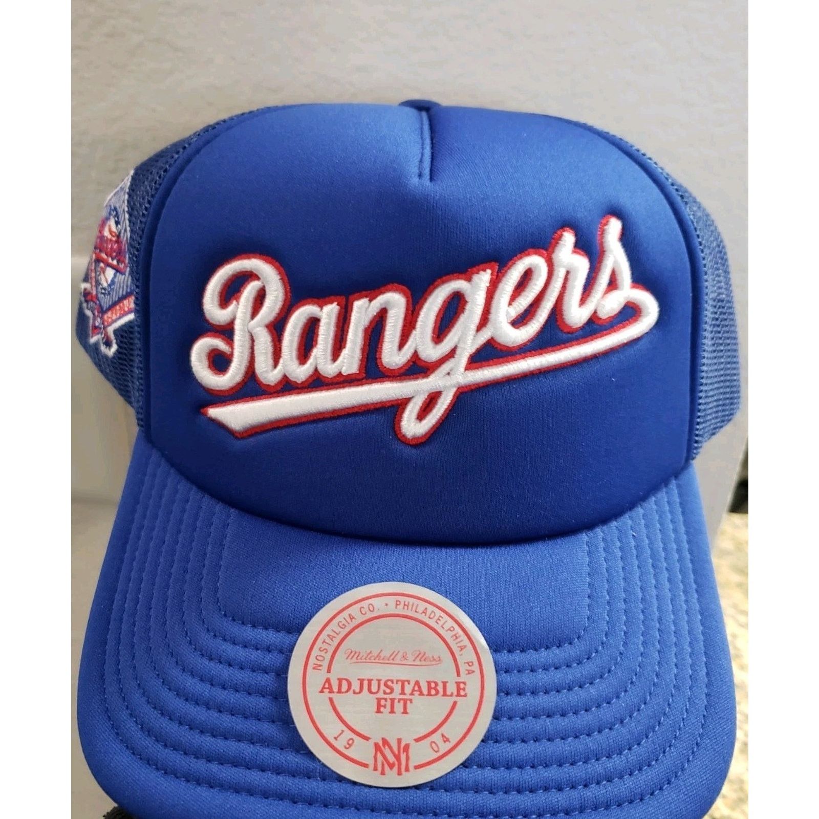 Mitchell & Ness Texas Rangers Hat Arlington Stadium Trucker Mitchell & Ness Size ONE SIZE - 1 Thumbnail