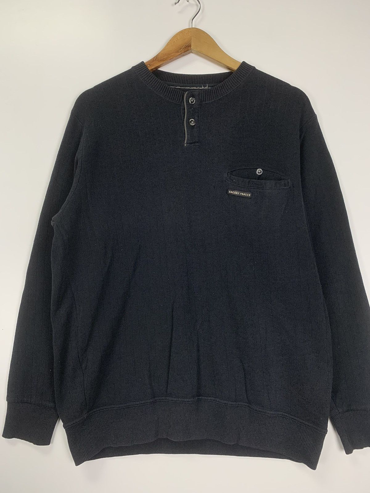 Designer × Vintage × Yohji Yamamoto Vintage Yohji Yamamoto Sweater Size US L / EU 52-54 / 3 - 2 Thumbnail