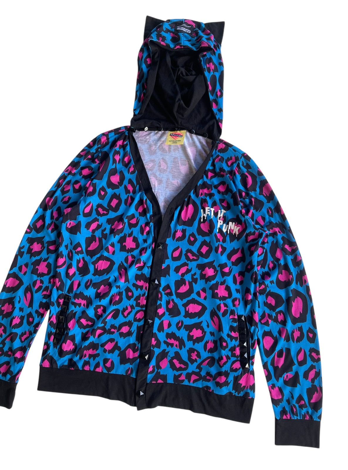 Japanese Brand Super Lover "Let it Punk" Horn Hoodie Cardigan Japan Size M / US 6-8 / IT 42-44 - 6 Thumbnail