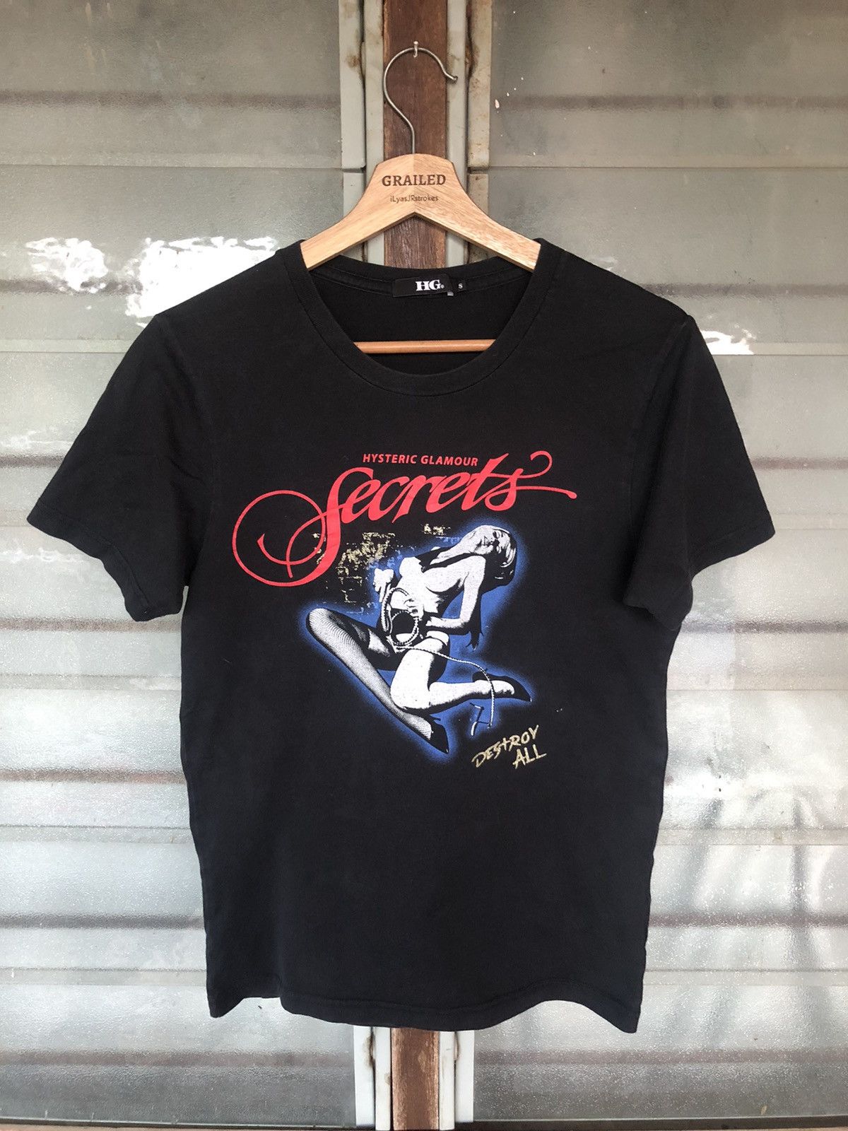 Hysteric Glamour Vintage Hysteric Glamour Secret Destroy All Shirt Tee Size S / US 4 / IT 40 - 2 Thumbnail