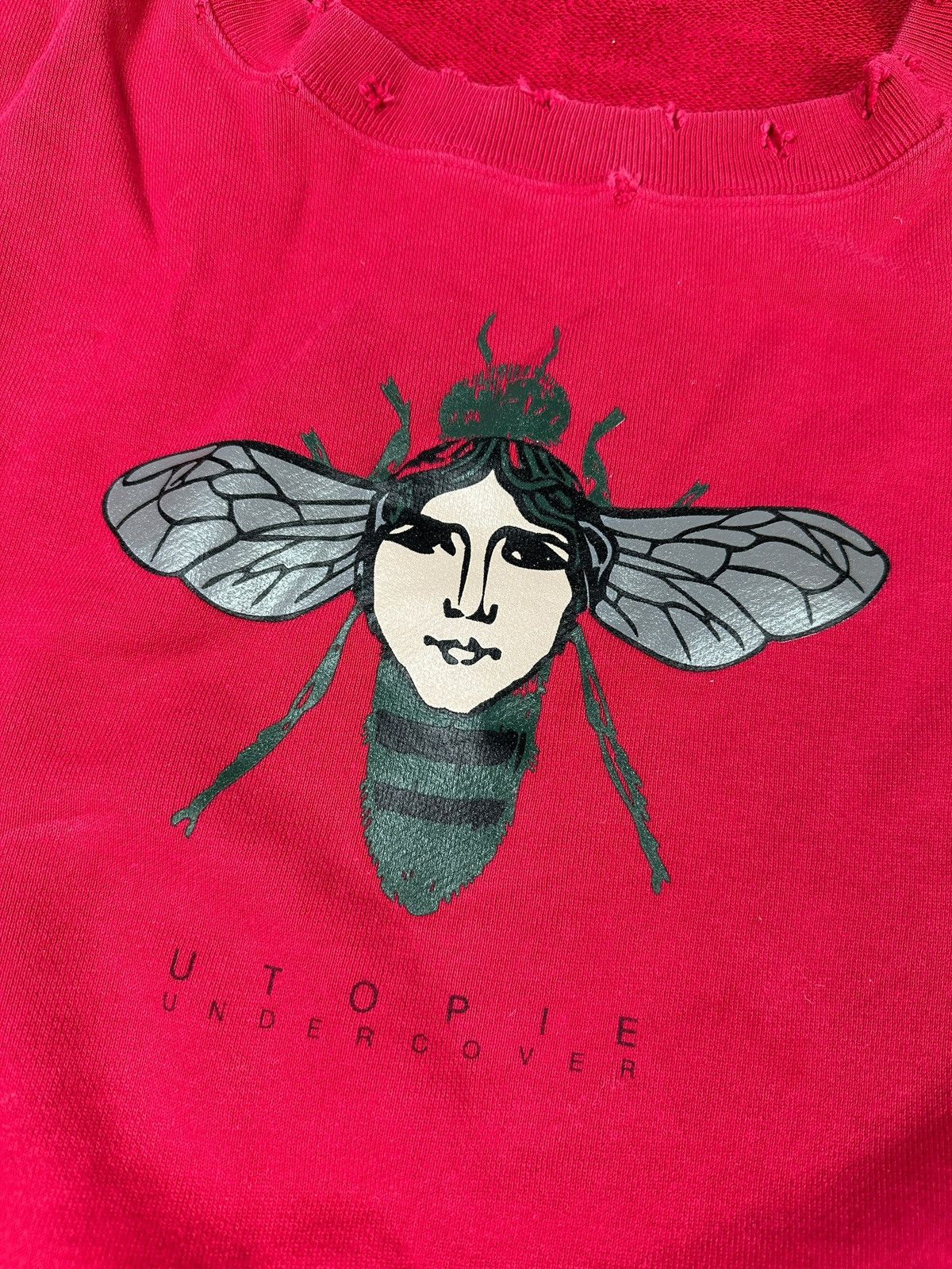 Undercover AW17 Undercover Oversized Cropped Utopie Sweatshirt Sweater Size US S / EU 44-46 / 1 - 4 Thumbnail