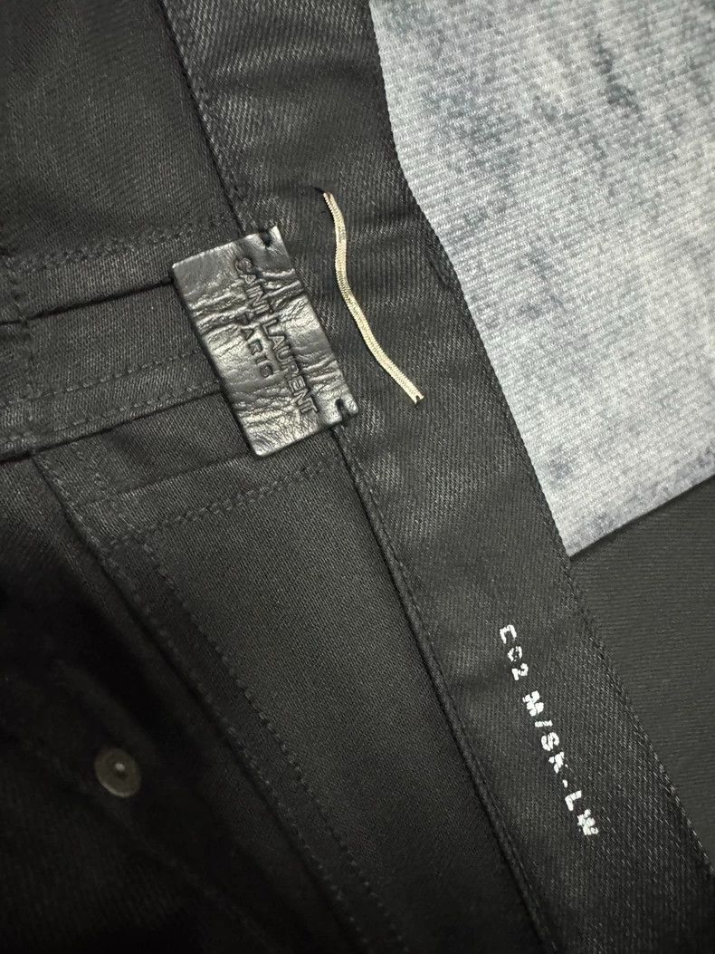 Saint Laurent Paris Saint Laurent Paris 14fw show heavy coat waxed jeans 2505-N Size US 30 / EU 46 - 5 Thumbnail