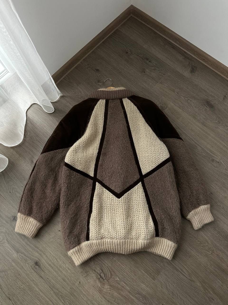 Japanese Brand × Les Copains × Vintage Vintage Japanese Mohair Alpaca Beige Les Copains Jacket Size US L / EU 52-54 / 3 - 15 Thumbnail