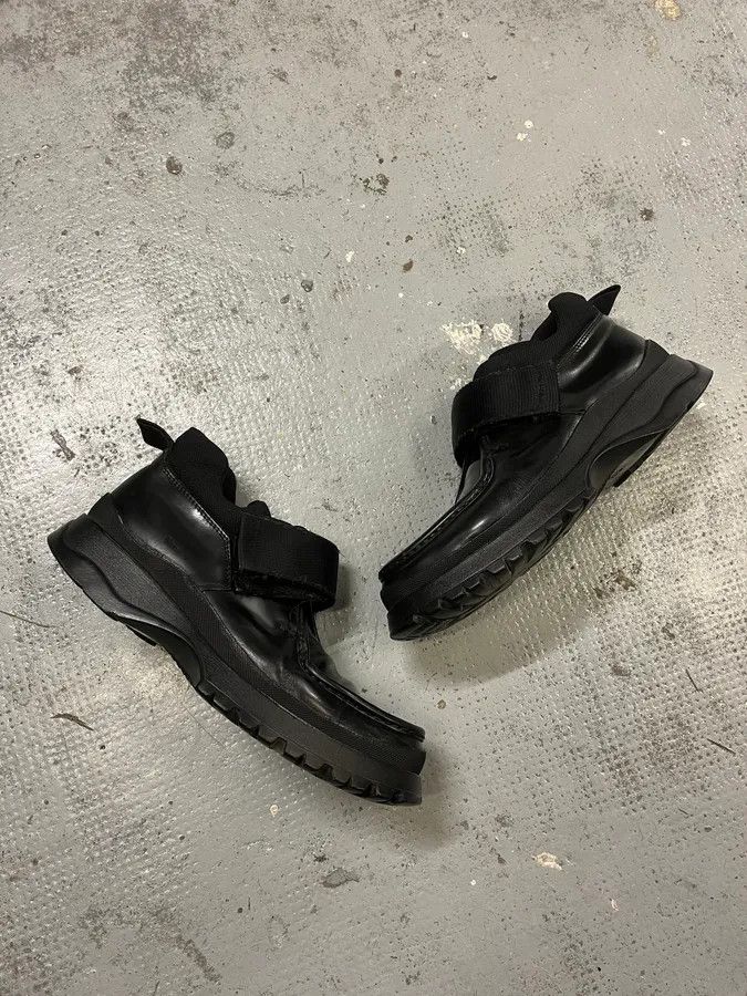 Prada FW2000 Prada Black Strapped Leather Boots Size US 9.5 / EU 42-43 - 7 Thumbnail