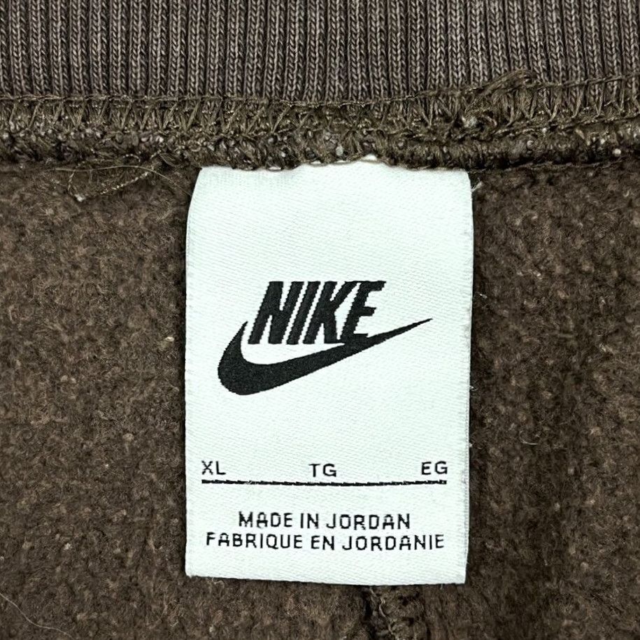 Nike Nike Sportswear Sweatpants Womens XL Brown 30" Wide-Leg Baggy Fleece Athletic Respir? Size 40" / US 18 - 2 Thumbnail