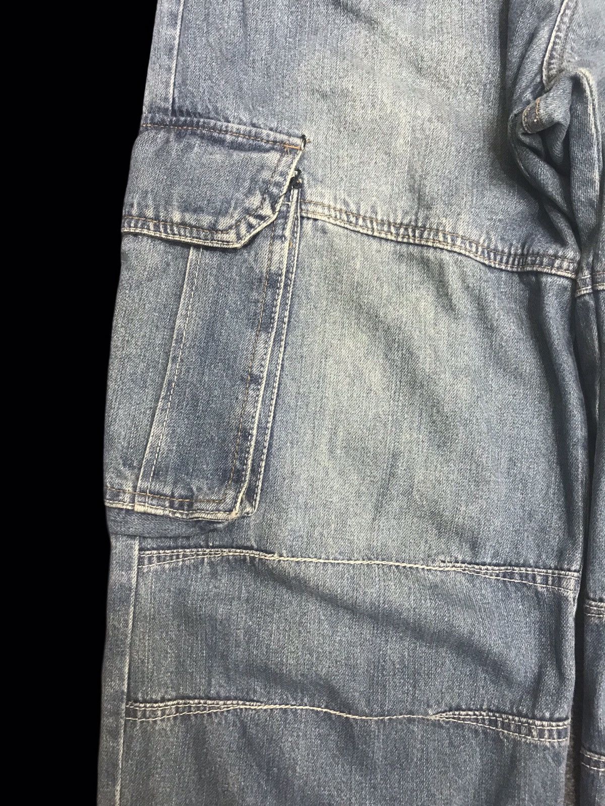 Vintage 💥WIDE BAGGY💥ARCHIVAL EXIT 3D POCKETS CARGO DENIM F358 Size US 32 / EU 48 - 8 Thumbnail
