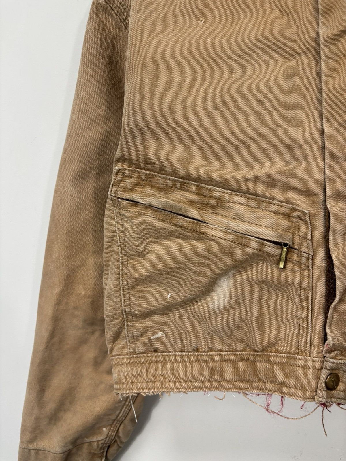 Carhartt Vintage Carhartt USA Faded Workwear Hype Boxy Cropped Jacket Size US M / EU 48-50 / 2 - 6 Thumbnail