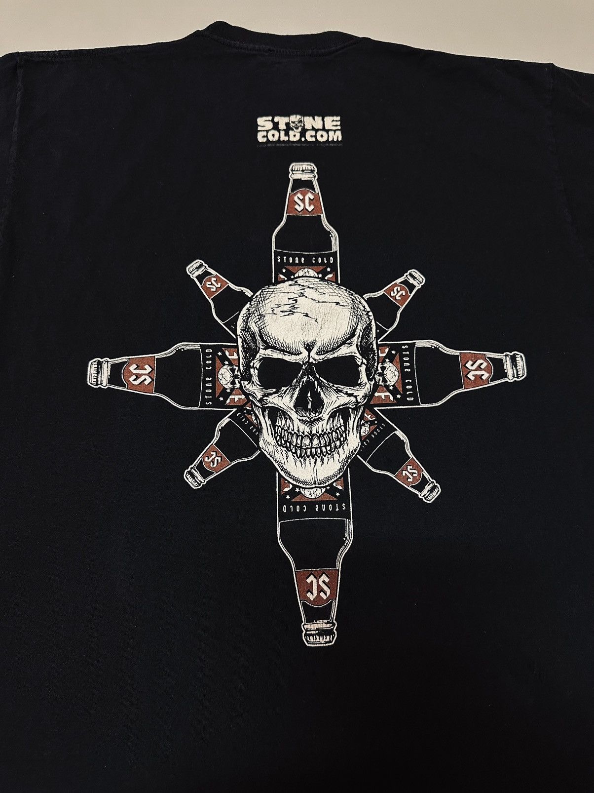 WWE original t-shirt wwe stone cold byob 🍺 2005 Size US L / EU 52-54 / 3 - 4 Thumbnail
