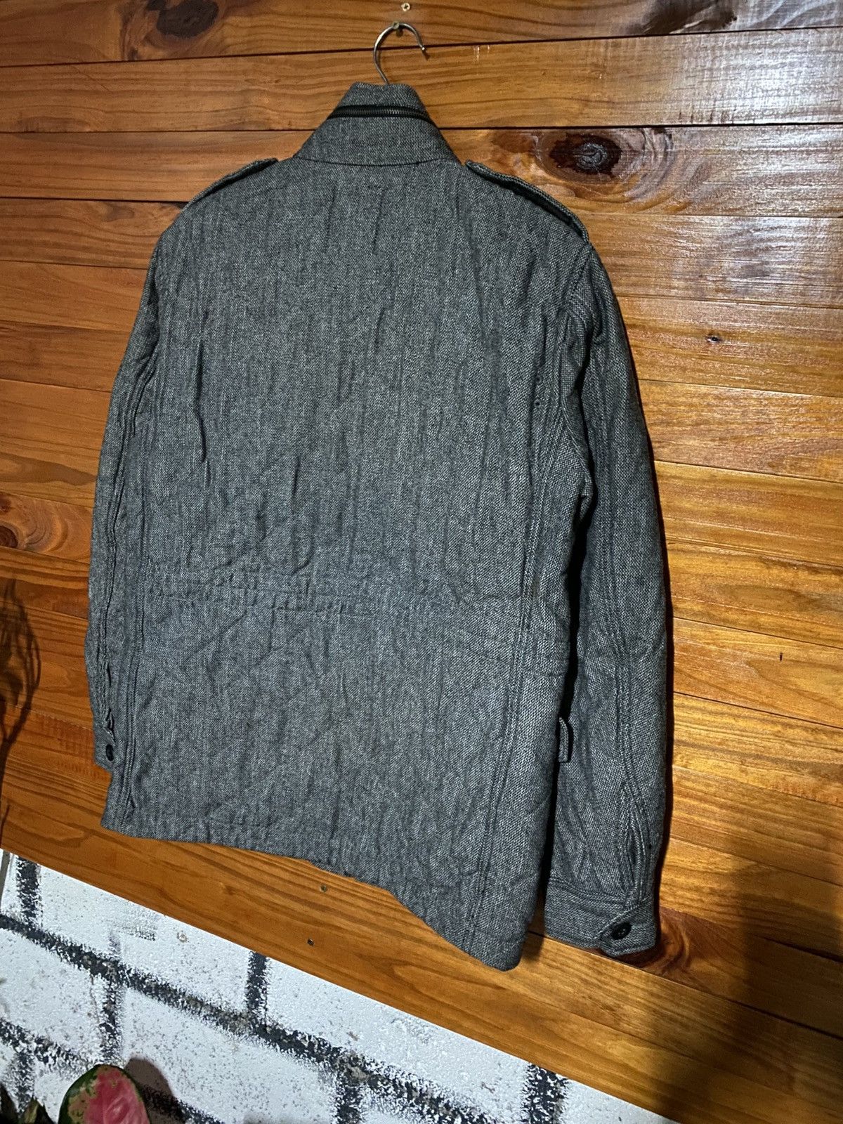 Lee Lee Cooper Quilted Military Field Jacket – Grey – Vintage Size US M / EU 48-50 / 2 - 11 Thumbnail