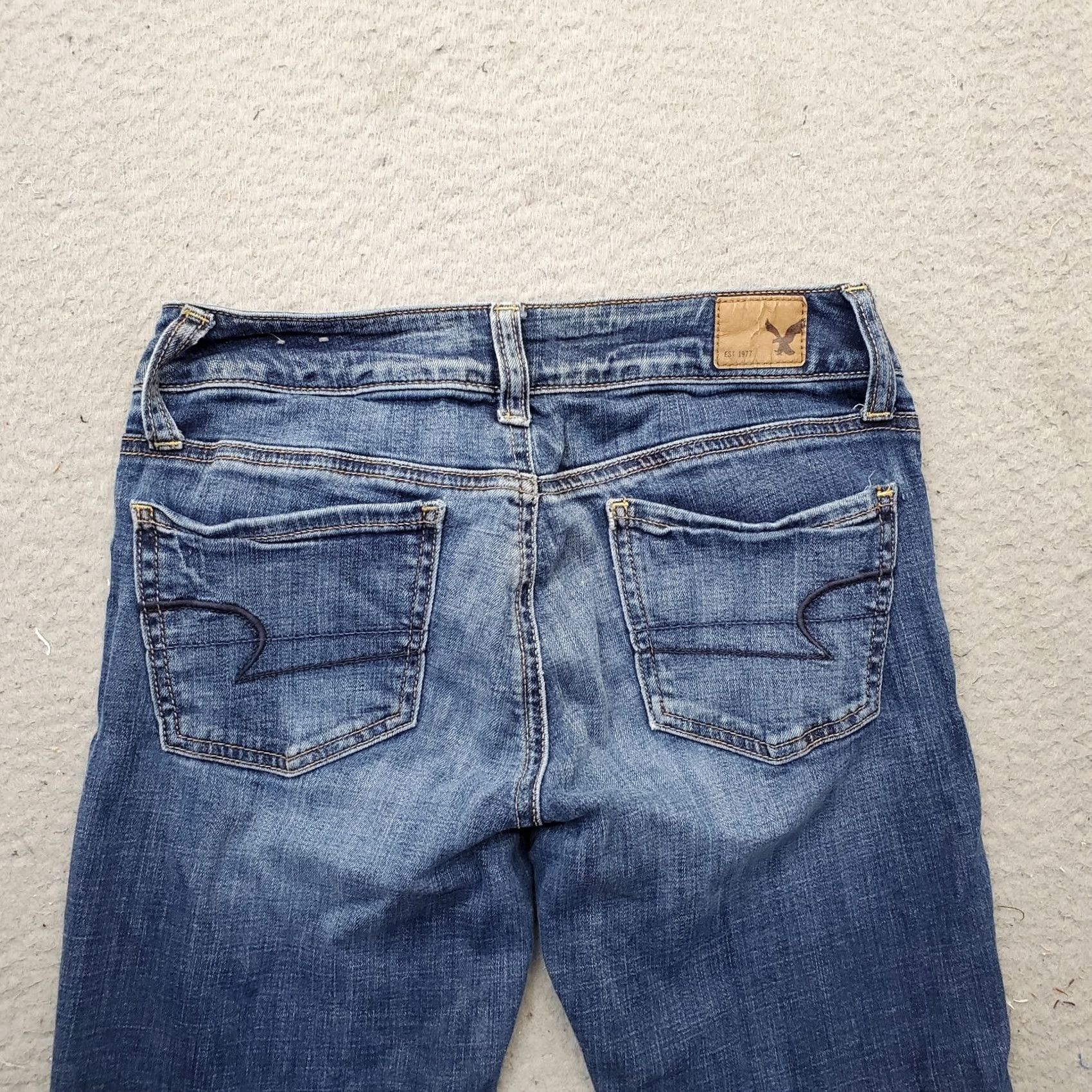 American Eagle Outfitters American Eagle Outfitters Jeans Women Size 0 Jegging Navy Blue Stretch Denim 5-Pocket Regular Fit Size 25" / US 0 / IT 36 - 8 Thumbnail